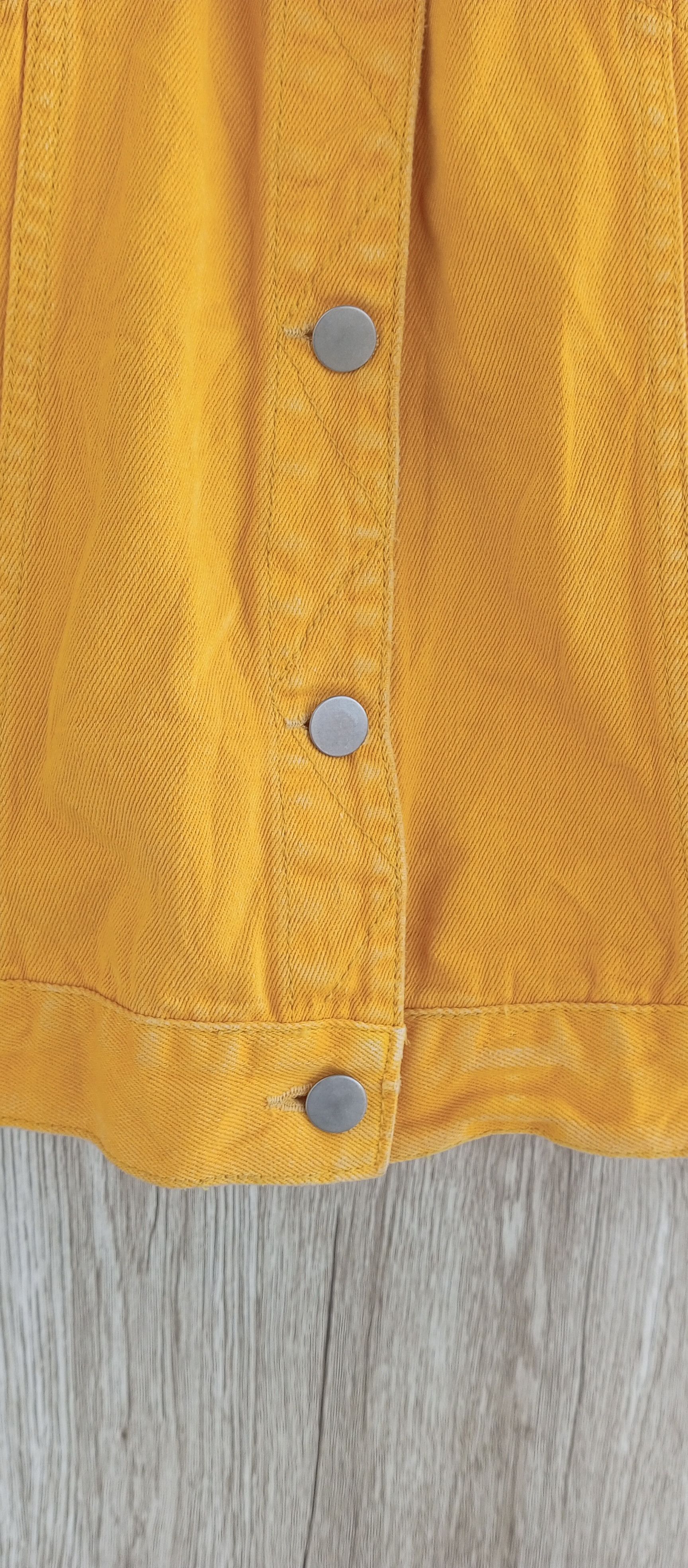 Denime Denim Jacket Yellow Faded Size US XL / EU 56 / 4 - 5 Thumbnail