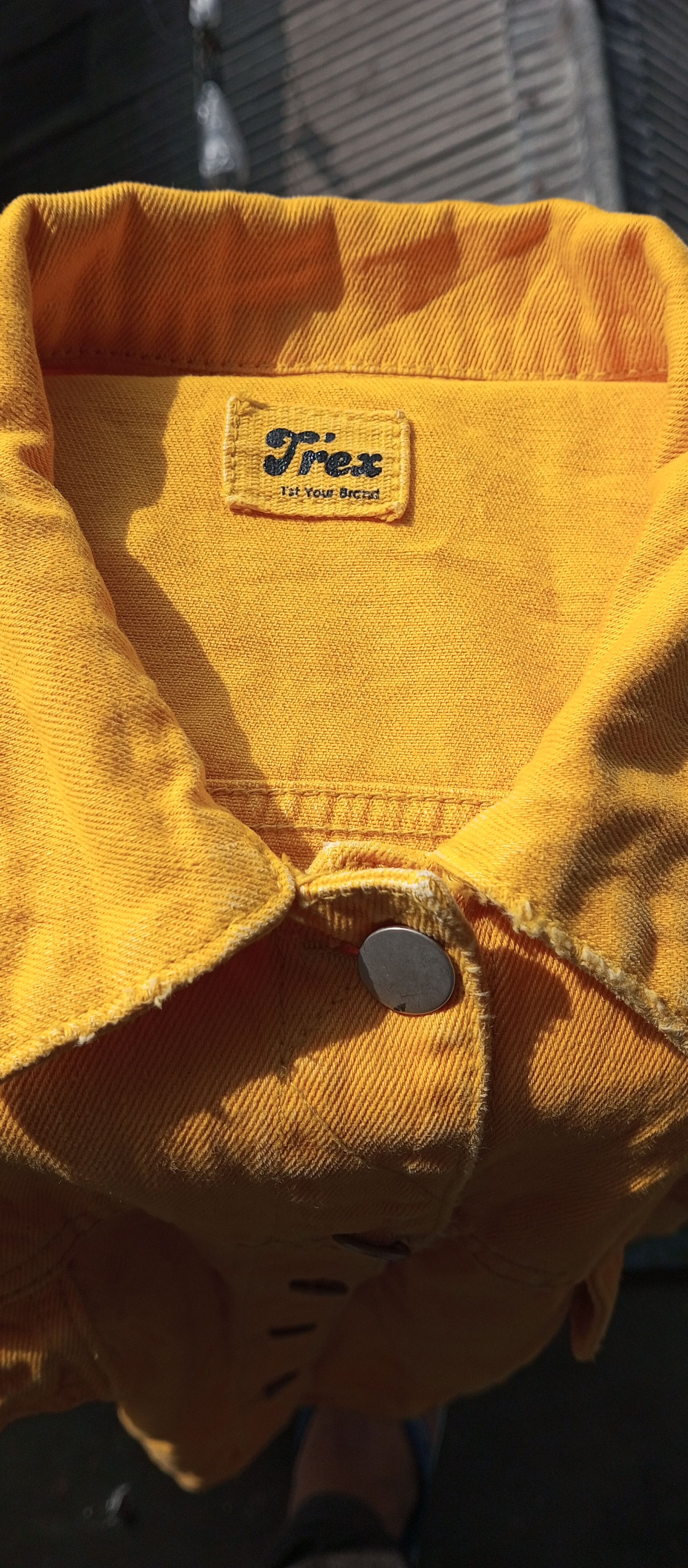 Denime Denim Jacket Yellow Faded Size US XL / EU 56 / 4 - 10 Thumbnail