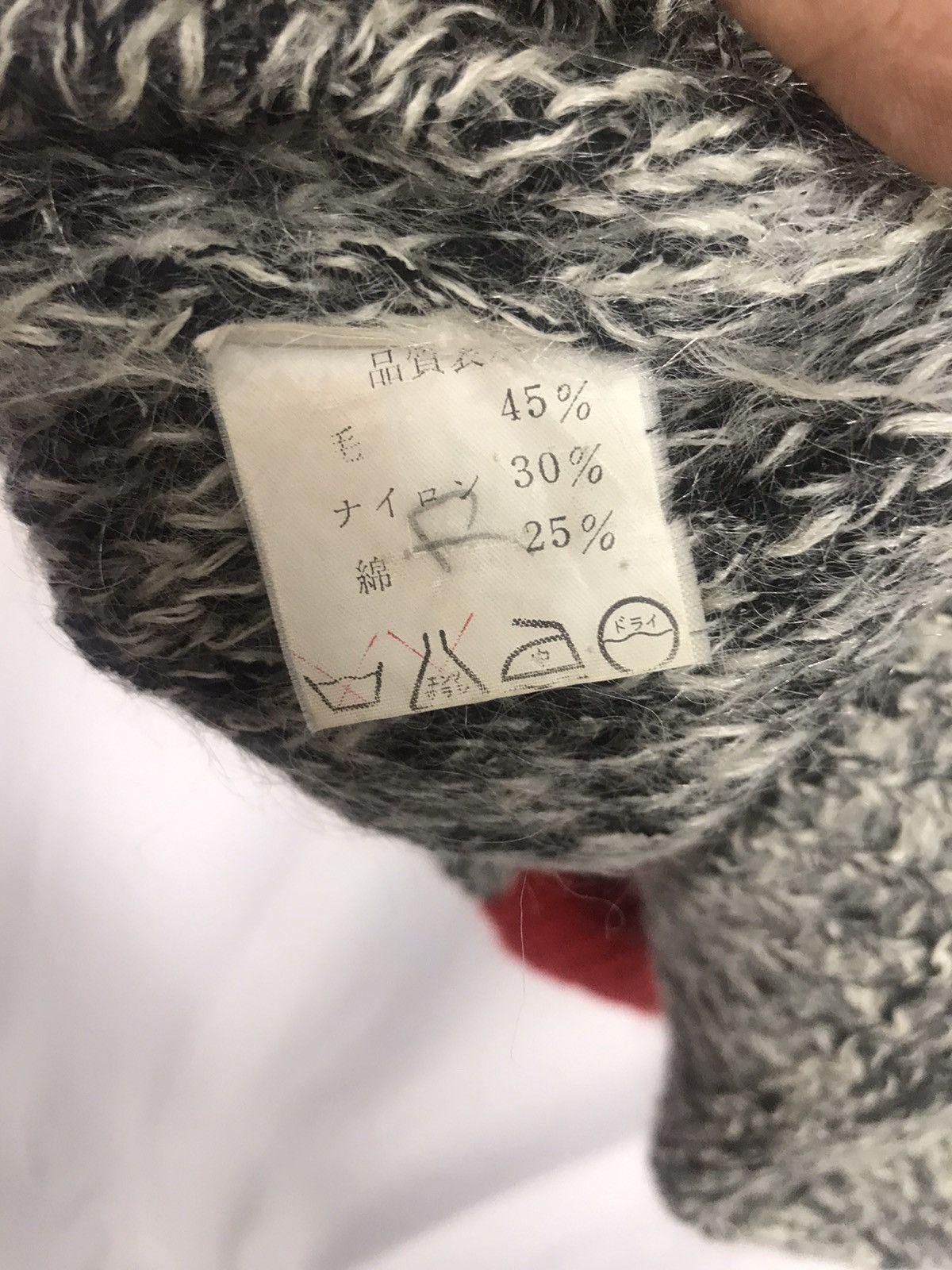 Japanese Brand Bonjour mohair knit sweatshirt Size US M / EU 48-50 / 2 - 5 Thumbnail