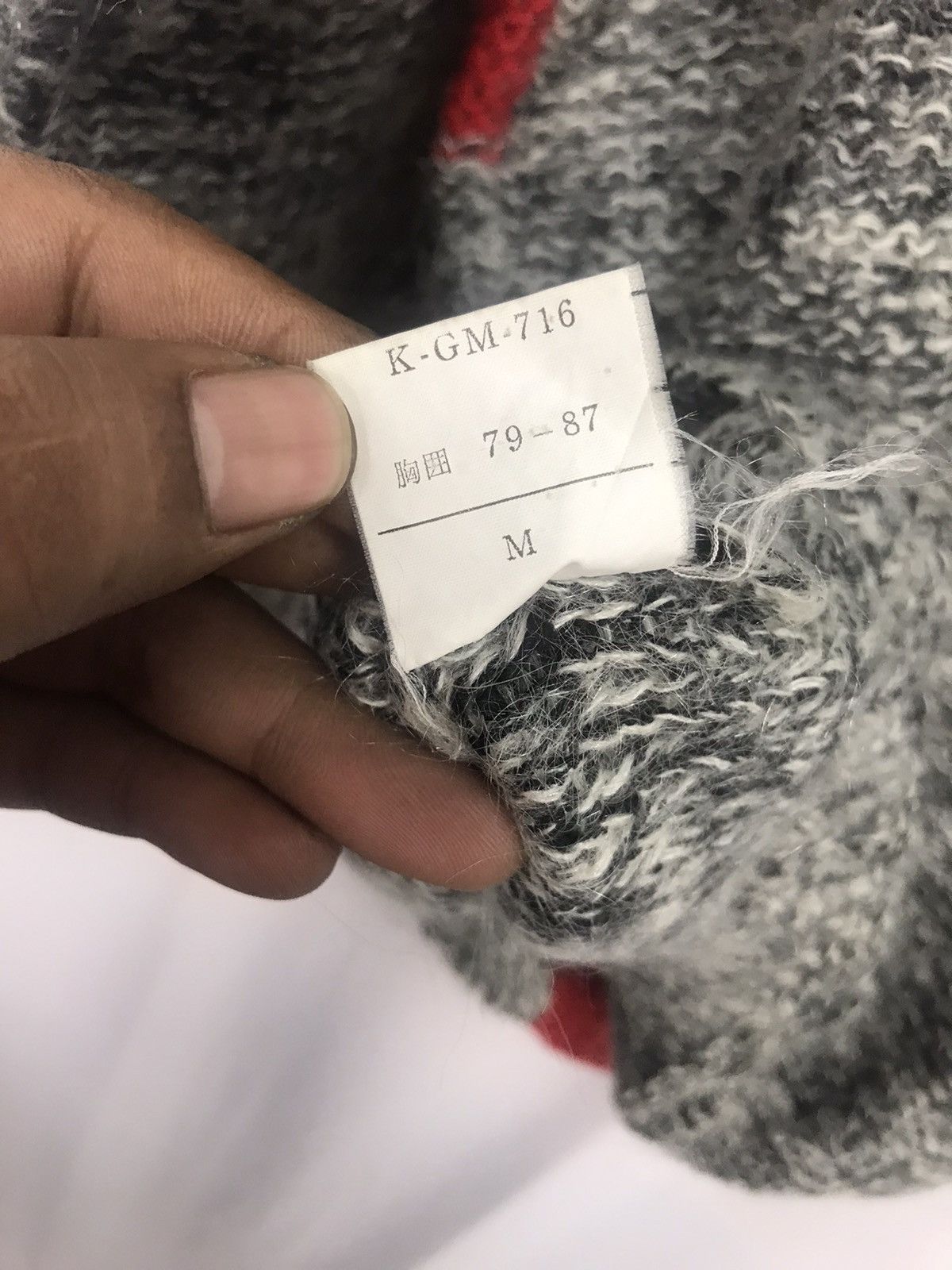Japanese Brand Bonjour mohair knit sweatshirt Size US M / EU 48-50 / 2 - 6 Thumbnail