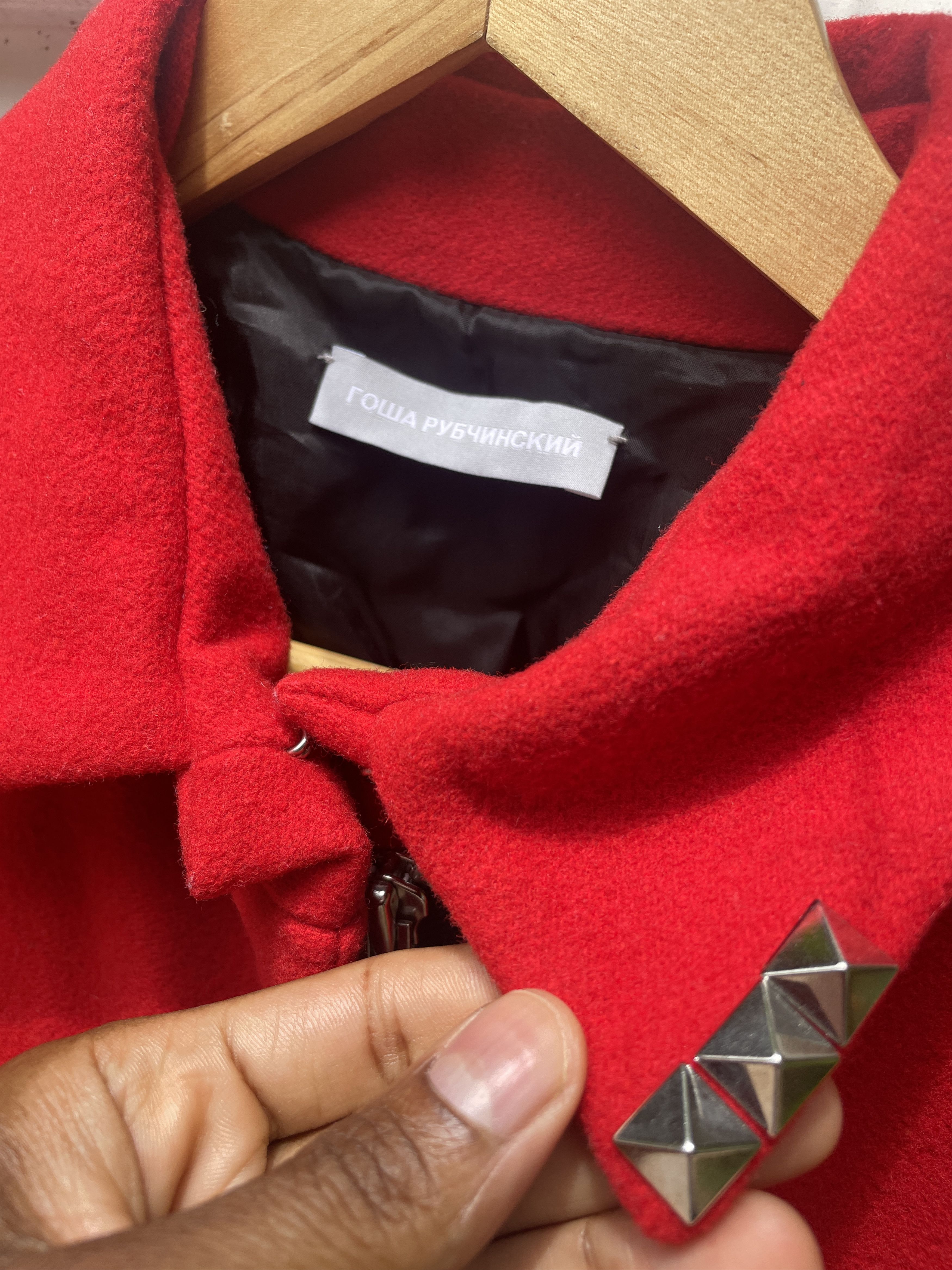 Gosha Rubchinskiy Gosha Rubchinskiy Modern Archival Belted Felt Coat A/W 2013 Size US M / EU 48-50 / 2 - 6 Thumbnail
