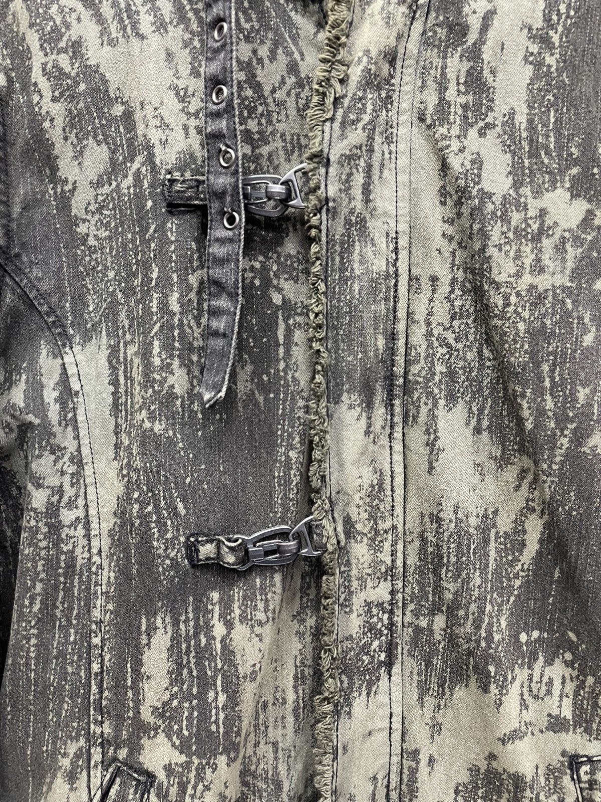 In The Attic 🔥IN THE ATTIC Punk Rock Bondage Buckles Denim Hoodie Size US M / EU 48-50 / 2 - 10 Thumbnail