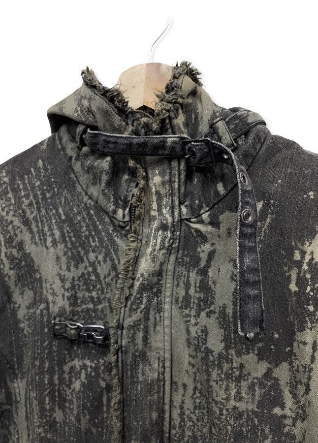 In The Attic 🔥IN THE ATTIC Punk Rock Bondage Buckles Denim Hoodie Size US M / EU 48-50 / 2 - 6 Thumbnail