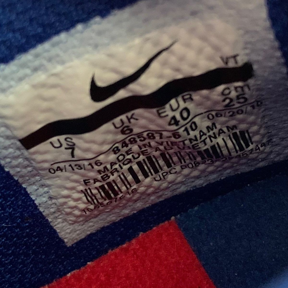 NFL Nike Train Speed 4 AMP NFL New York Giants 2016 Sneakers Size US 7 / EU 40 - 8 Thumbnail