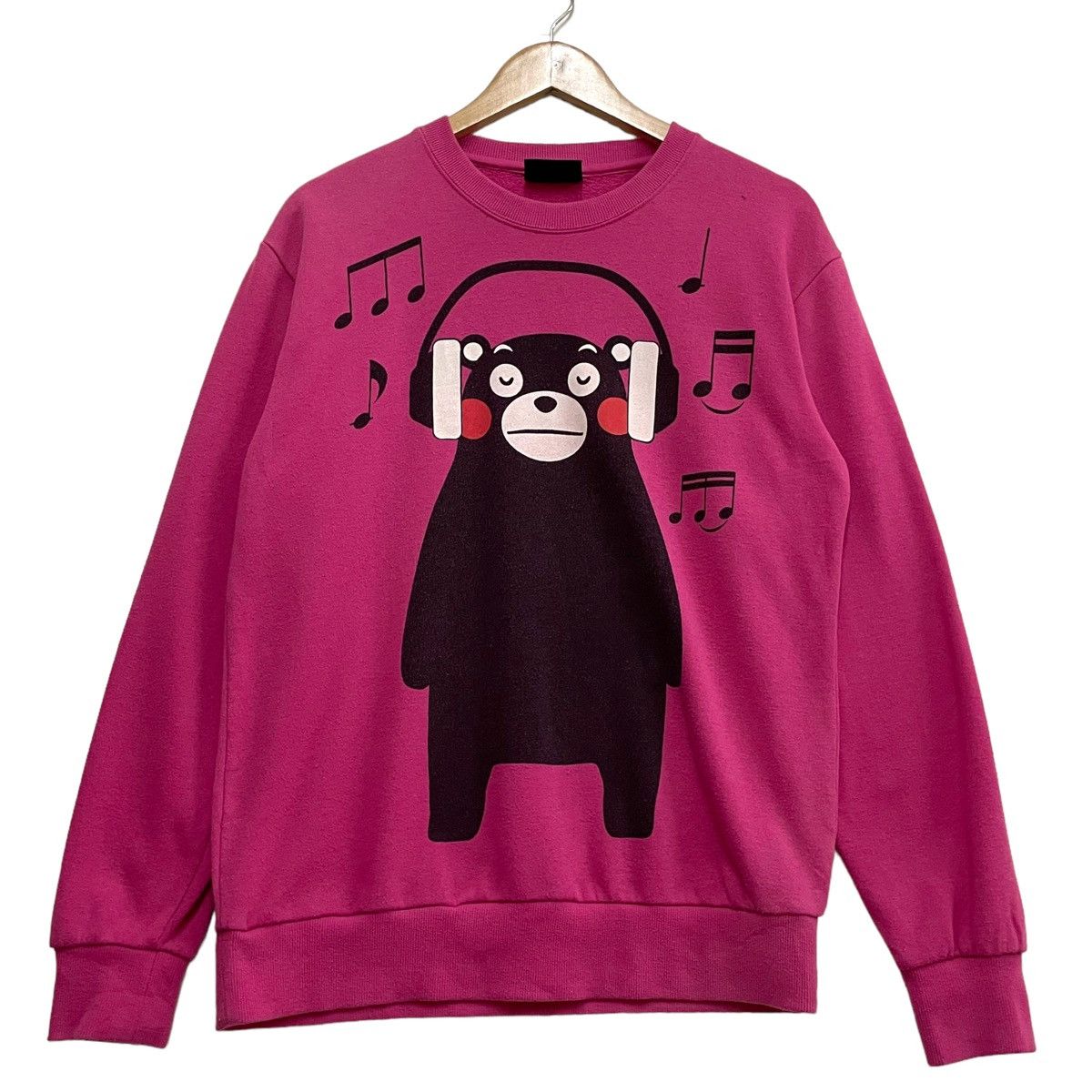 Anime × Cartoon Network × Japanese Brand 💥 KUMAMON BEAR JAPAN ANIME SWEATSHIRT Size M / US 6-8 / IT 42-44 - 1 Thumbnail