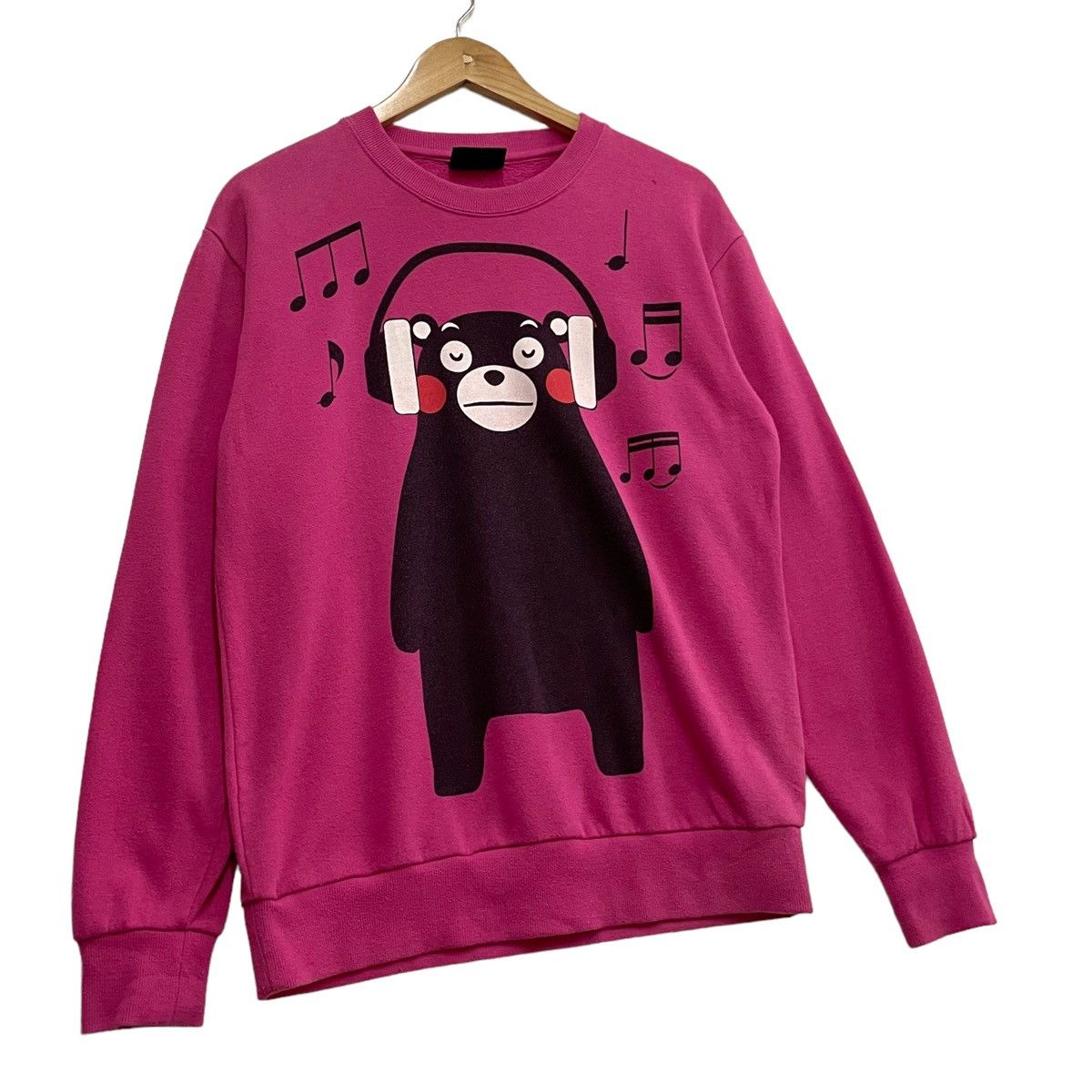 Anime × Cartoon Network × Japanese Brand 💥 KUMAMON BEAR JAPAN ANIME SWEATSHIRT Size M / US 6-8 / IT 42-44 - 2 Thumbnail