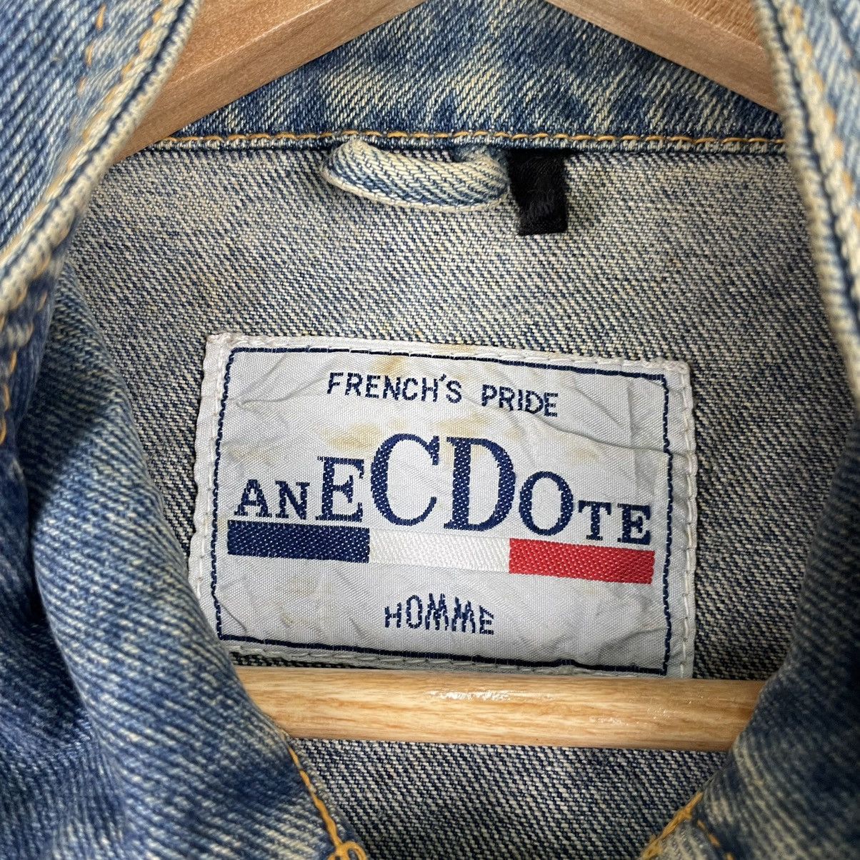Japanese Brand × Vintage 💥90s ANECDOTE HOMME DENIM BOXY JACKET Size US M / EU 48-50 / 2 - 9 Thumbnail