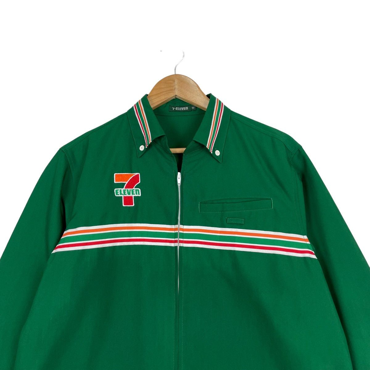 Japanese Brand × Vintage 💥VINTAGE 7ELEVEN JAPAN FASHION ZIPPER JACKET Size US M / EU 48-50 / 2 - 6 Thumbnail