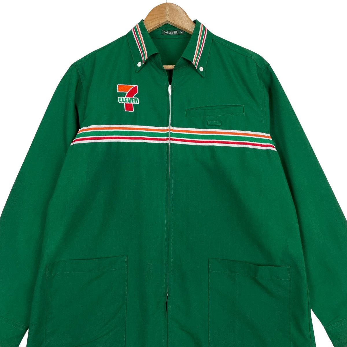 Japanese Brand × Vintage 💥VINTAGE 7ELEVEN JAPAN FASHION ZIPPER JACKET Size US M / EU 48-50 / 2 - 4 Thumbnail