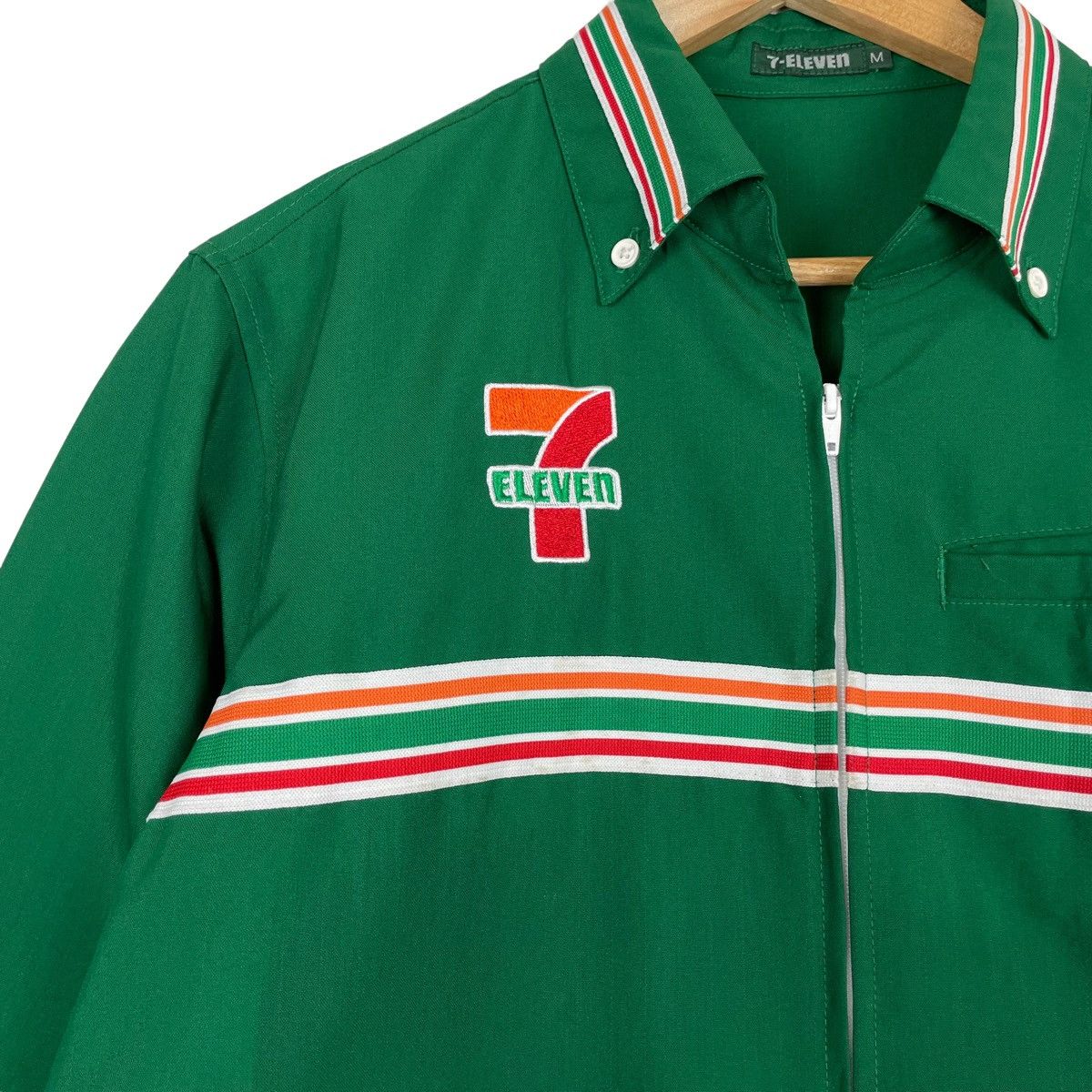 Japanese Brand × Vintage 💥VINTAGE 7ELEVEN JAPAN FASHION ZIPPER JACKET Size US M / EU 48-50 / 2 - 5 Thumbnail