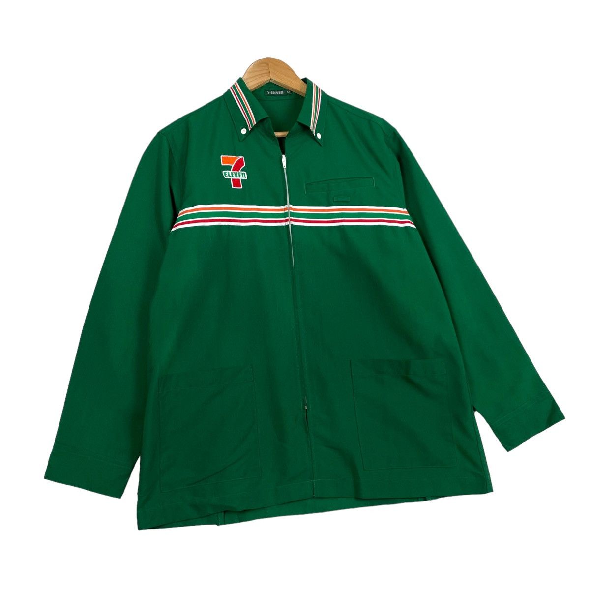 Japanese Brand × Vintage 💥VINTAGE 7ELEVEN JAPAN FASHION ZIPPER JACKET Size US M / EU 48-50 / 2 - 2 Thumbnail