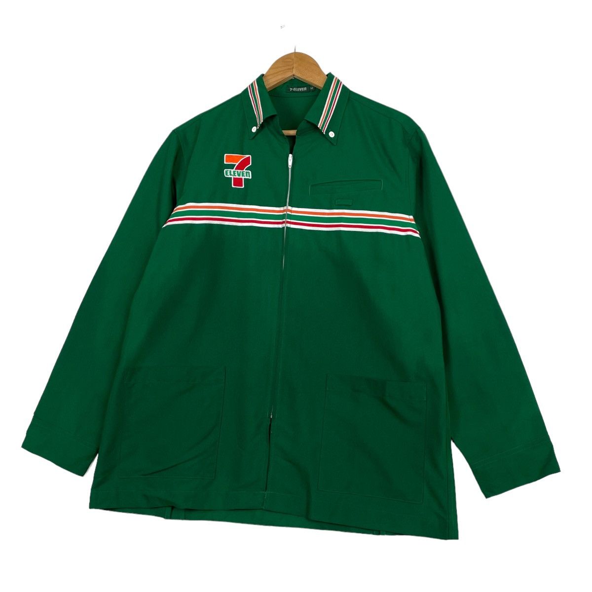 Japanese Brand × Vintage 💥VINTAGE 7ELEVEN JAPAN FASHION ZIPPER JACKET Size US M / EU 48-50 / 2 - 3 Thumbnail