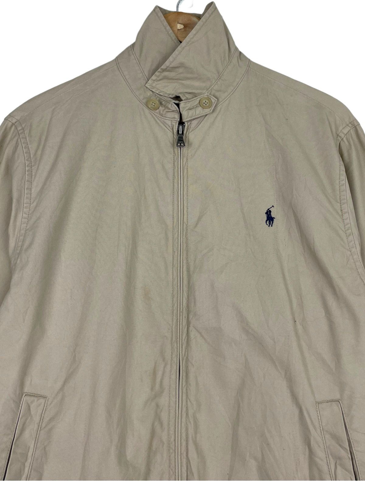 Polo Ralph Lauren × Vintage 💥90s POLO RALPH LAUREN SMALL PONY ZIPPER JACKET Size US M / EU 48-50 / 2 - 4 Thumbnail