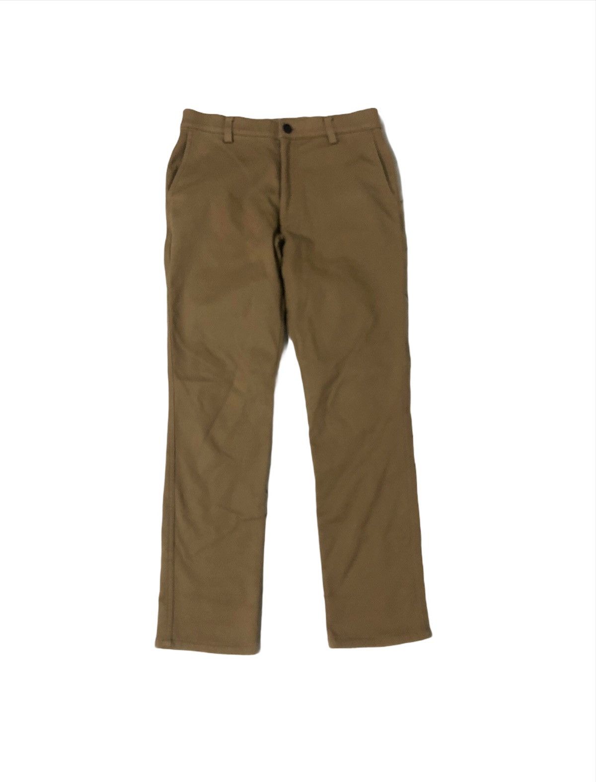 Japanese Brand 🔥Nice Casual Pants Check Fleece Inside Size US 30 / EU 46 - 1 Thumbnail