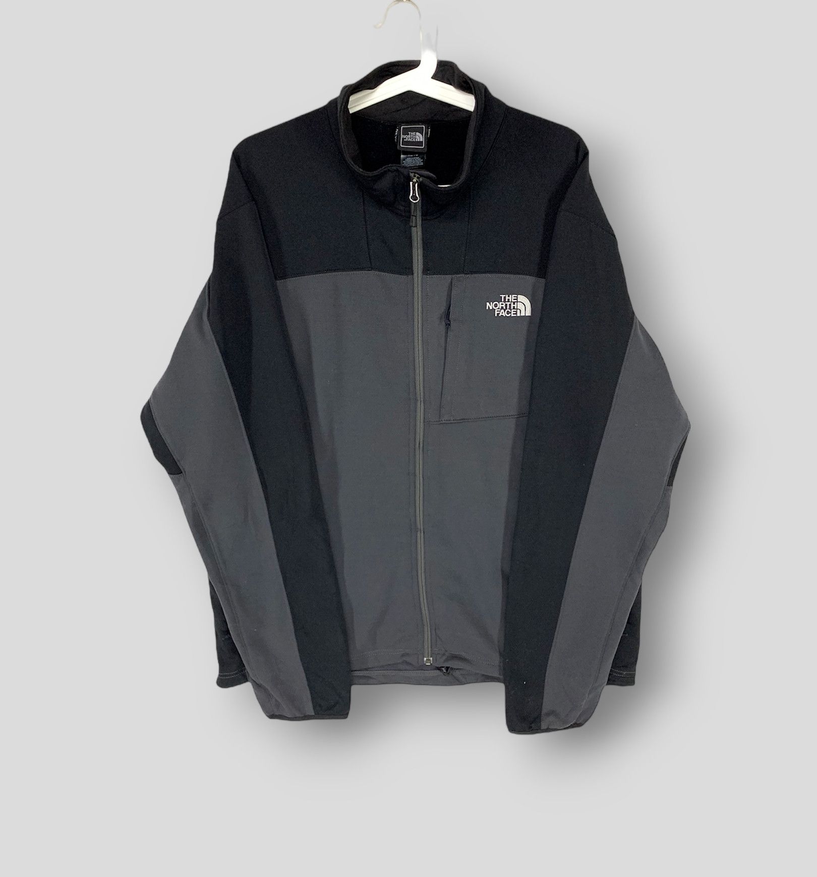 The north face two tones logo jacket