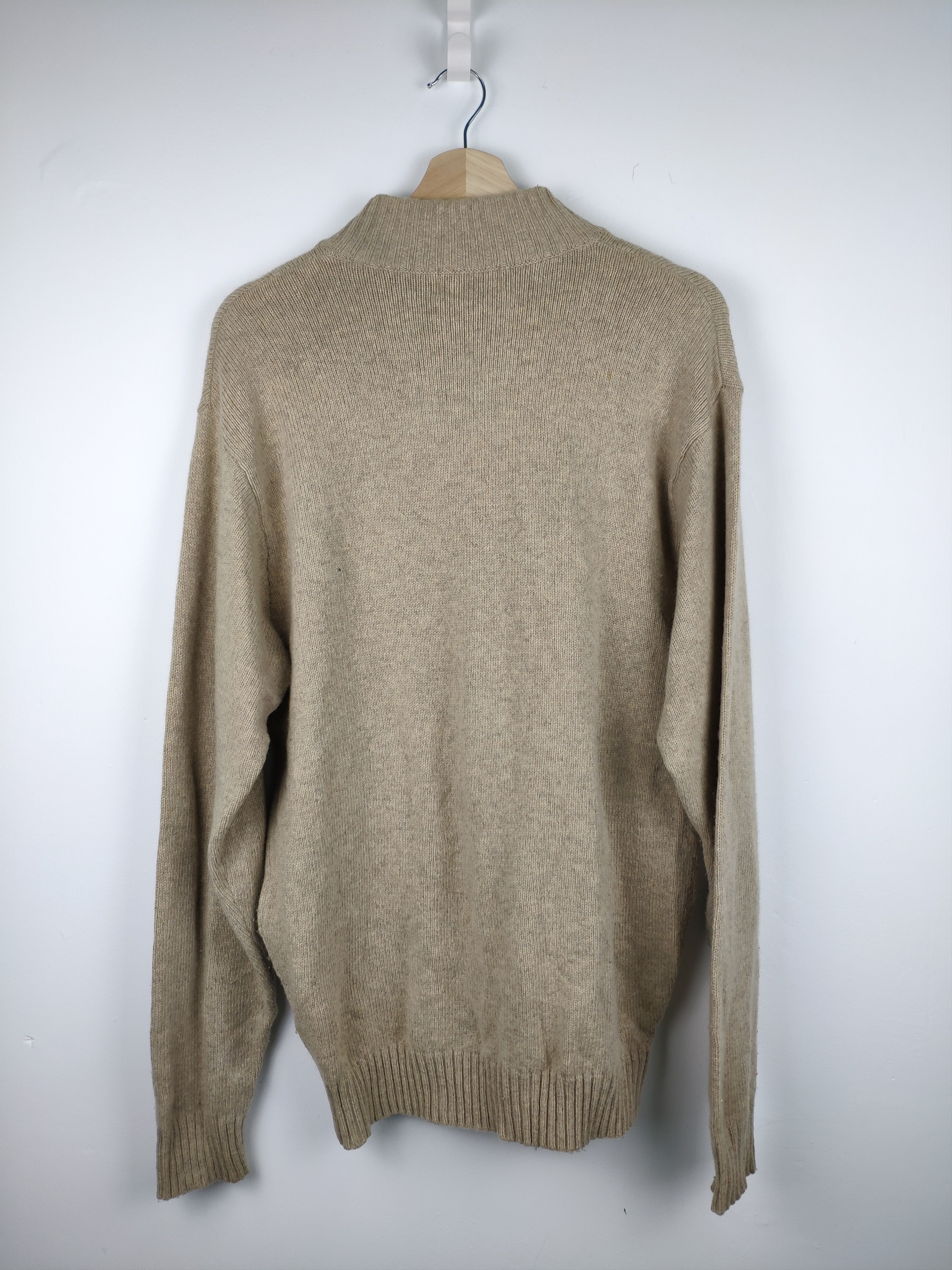 Japanese Brand × Vintage Vintage Wool Knit Sweater Half Zip Crocodile Size US M / EU 48-50 / 2 - 6 Thumbnail