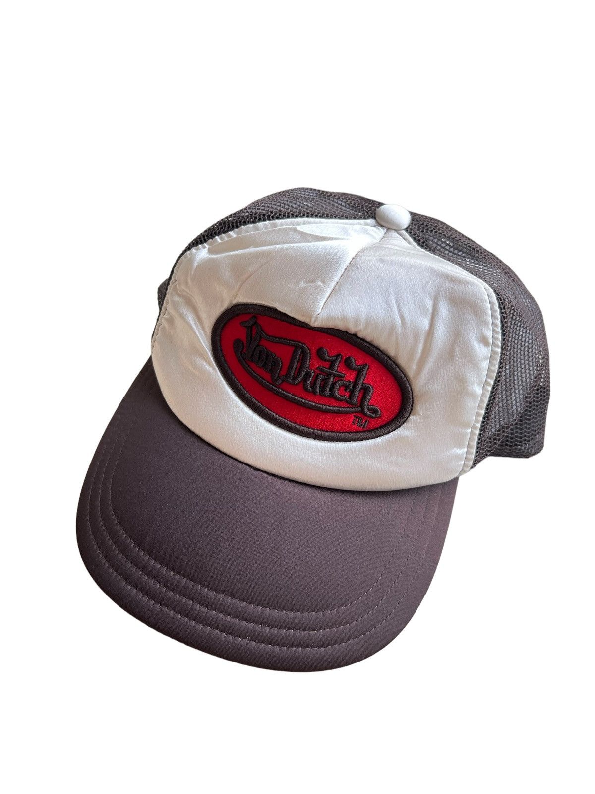 Von Dutch HYPE🔥Von Dutch ™️ Logo Patch Mesh Snapback Trucker Hat Cap Size ONE SIZE - 2 Thumbnail