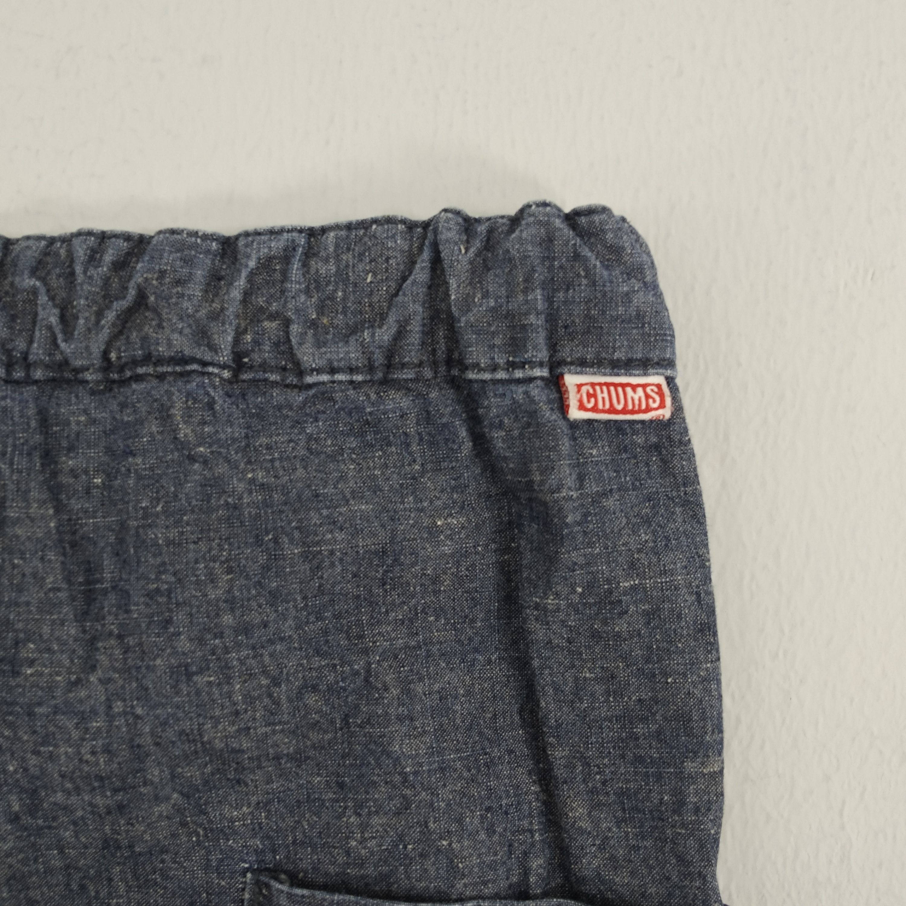 Chums Indigo Double Pocket Casual Pants Retro Cargo Pants