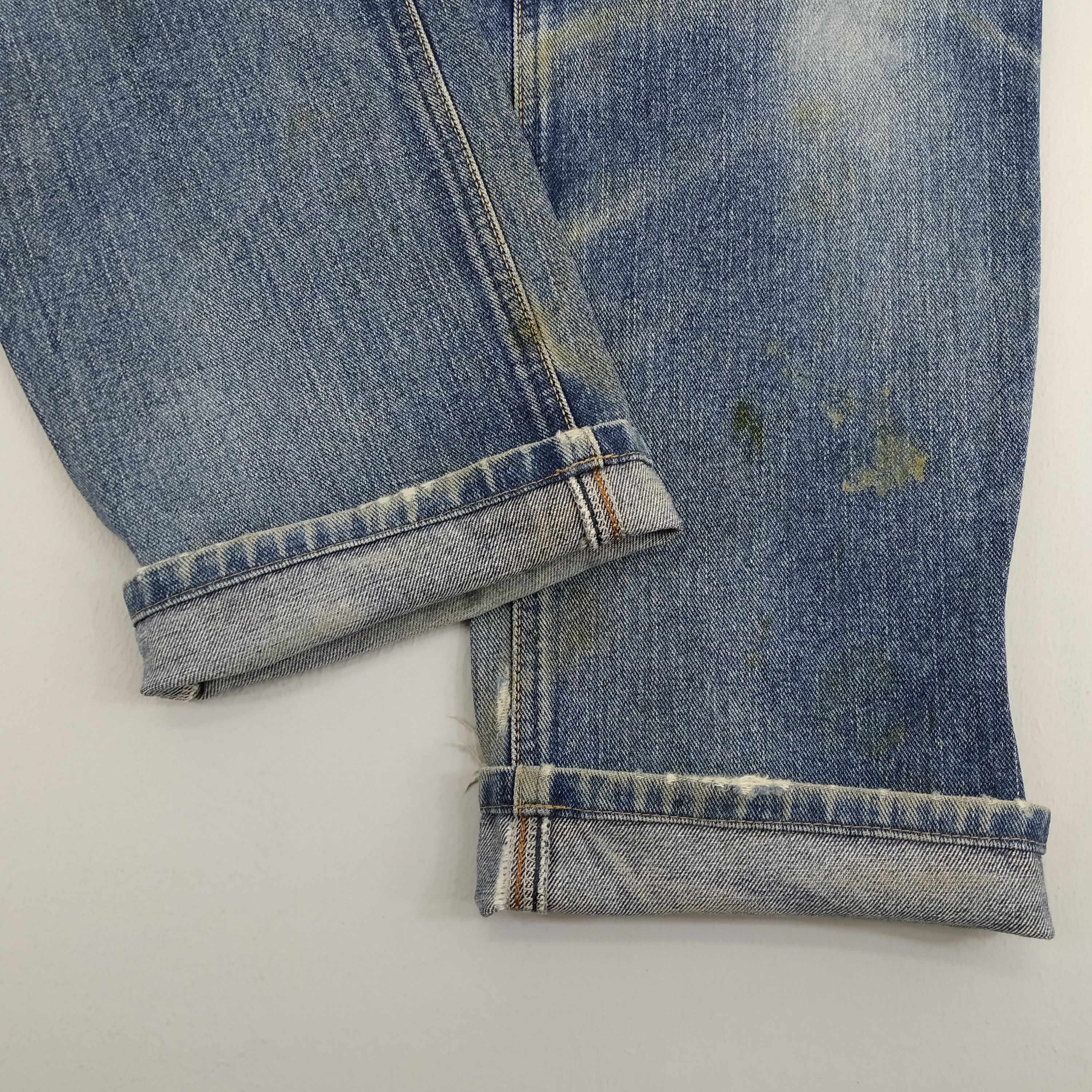 Edwin W33 Edwin 403 Stone Wash Blue Denim Jeans Size US 33 - 6 Thumbnail
