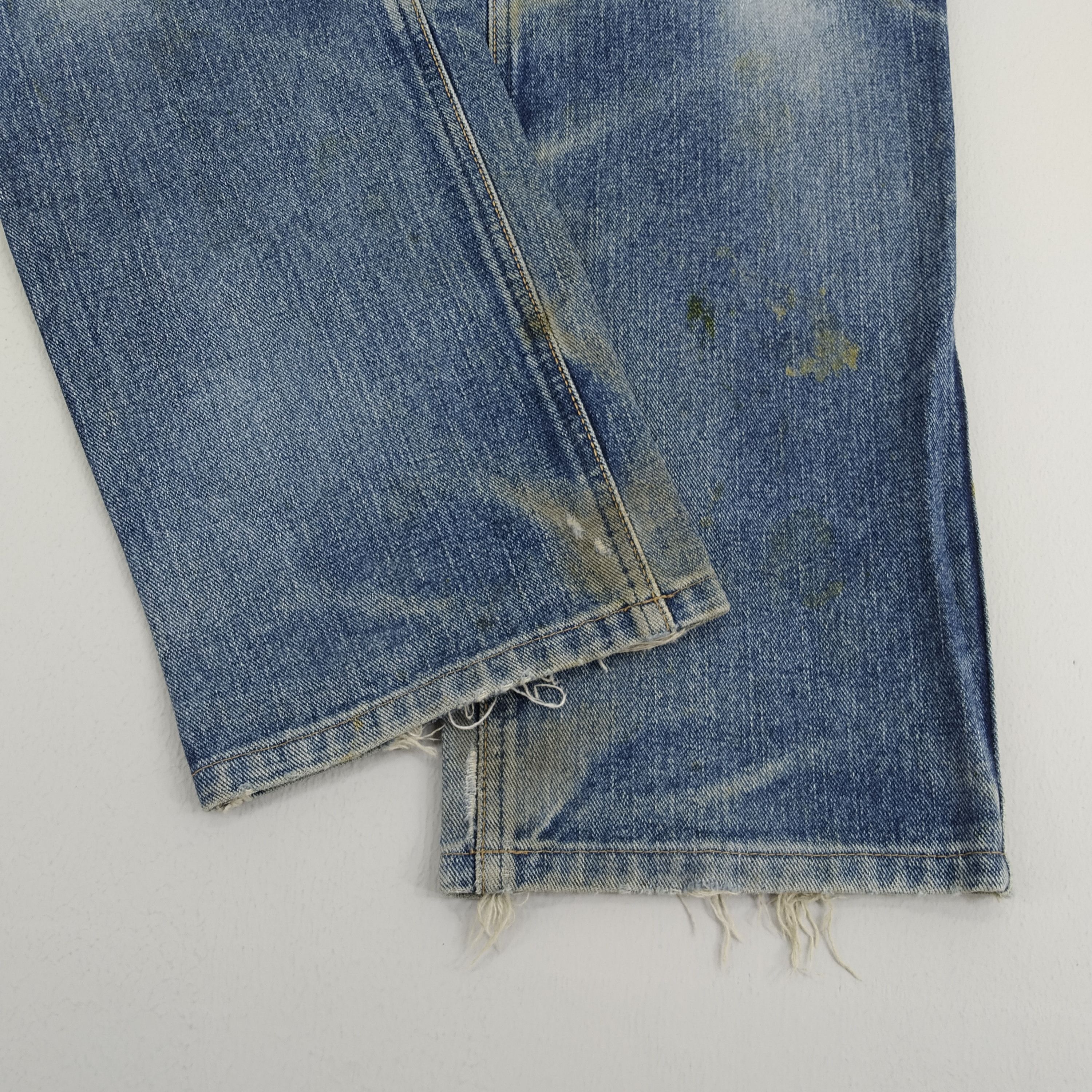 Edwin W33 Edwin 403 Stone Wash Blue Denim Jeans Size US 33 - 5 Thumbnail
