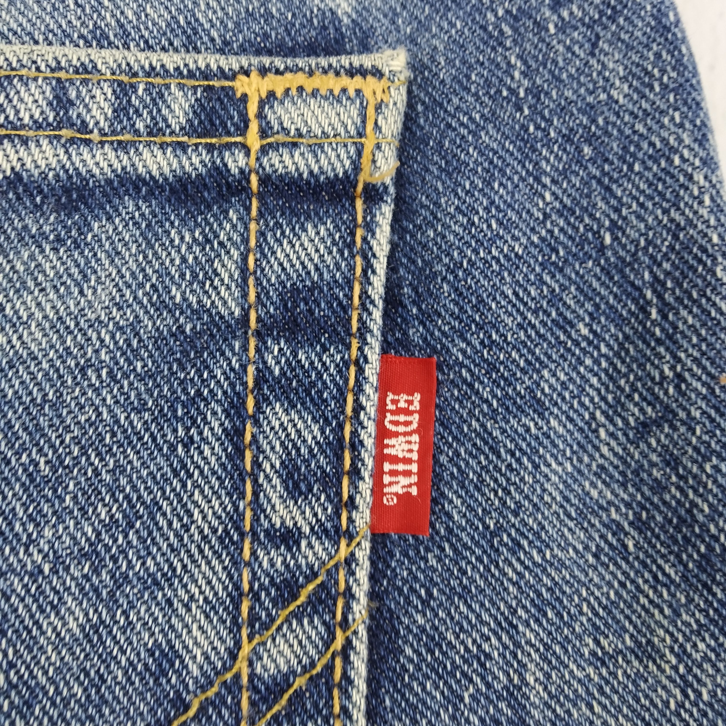 Edwin W33 Edwin 403 Stone Wash Blue Denim Jeans Size US 33 - 9 Thumbnail