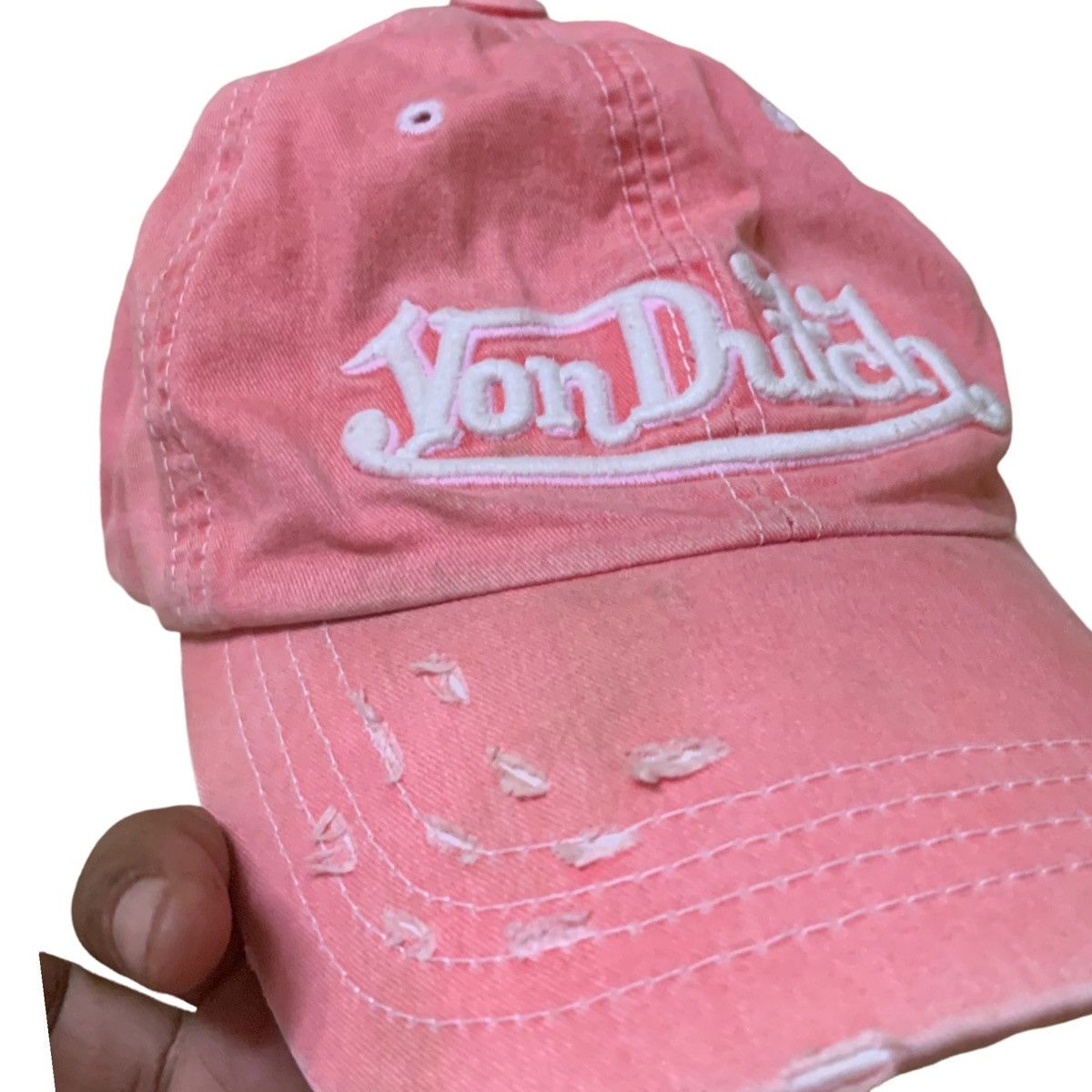 Von Dutch Von Dutch distress cap nice design Size ONE SIZE - 1 Thumbnail