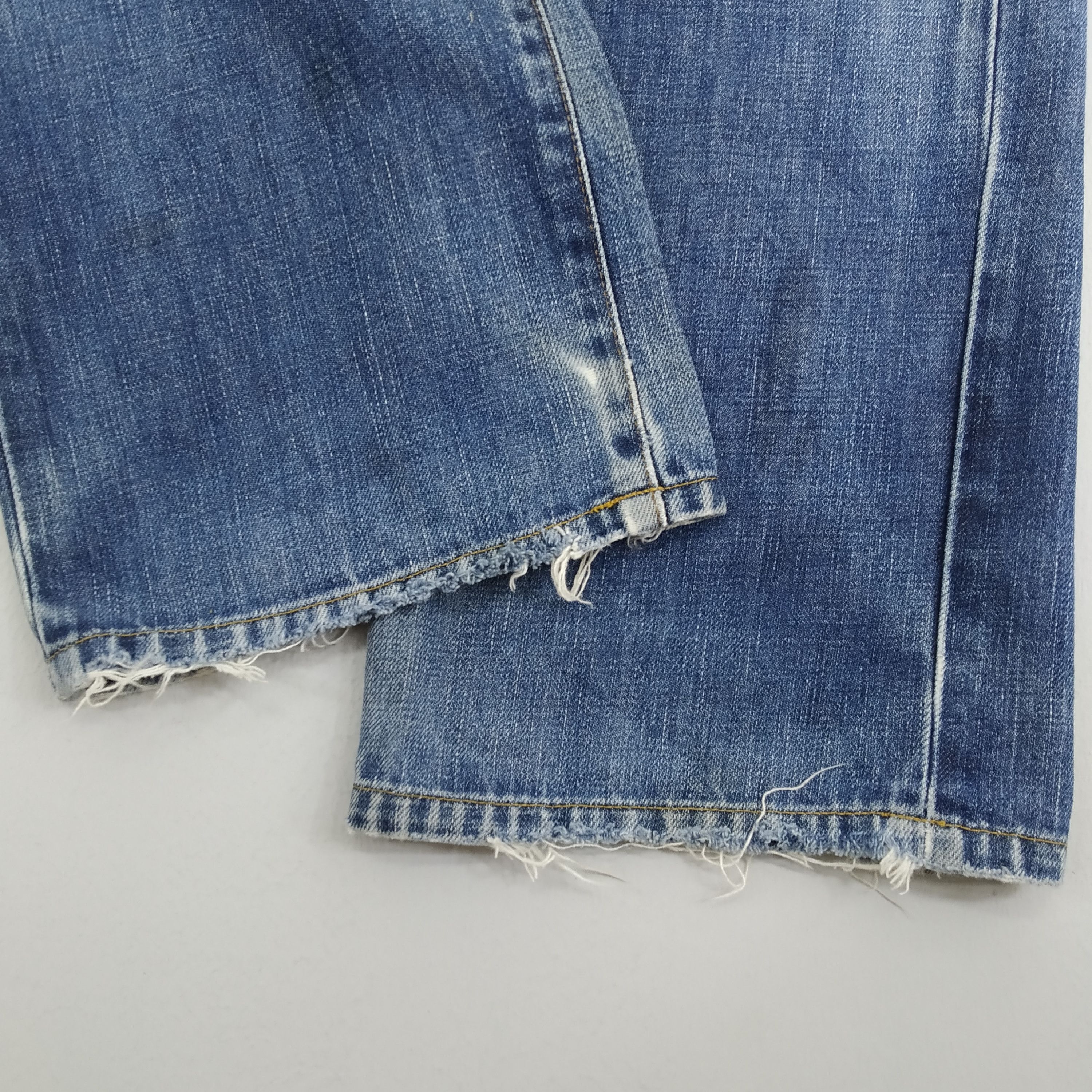 Edwin W30 Distressed Edwin Stone Wash Ripped Blue Faded Jeans Size US 30 / EU 46 - 5 Thumbnail