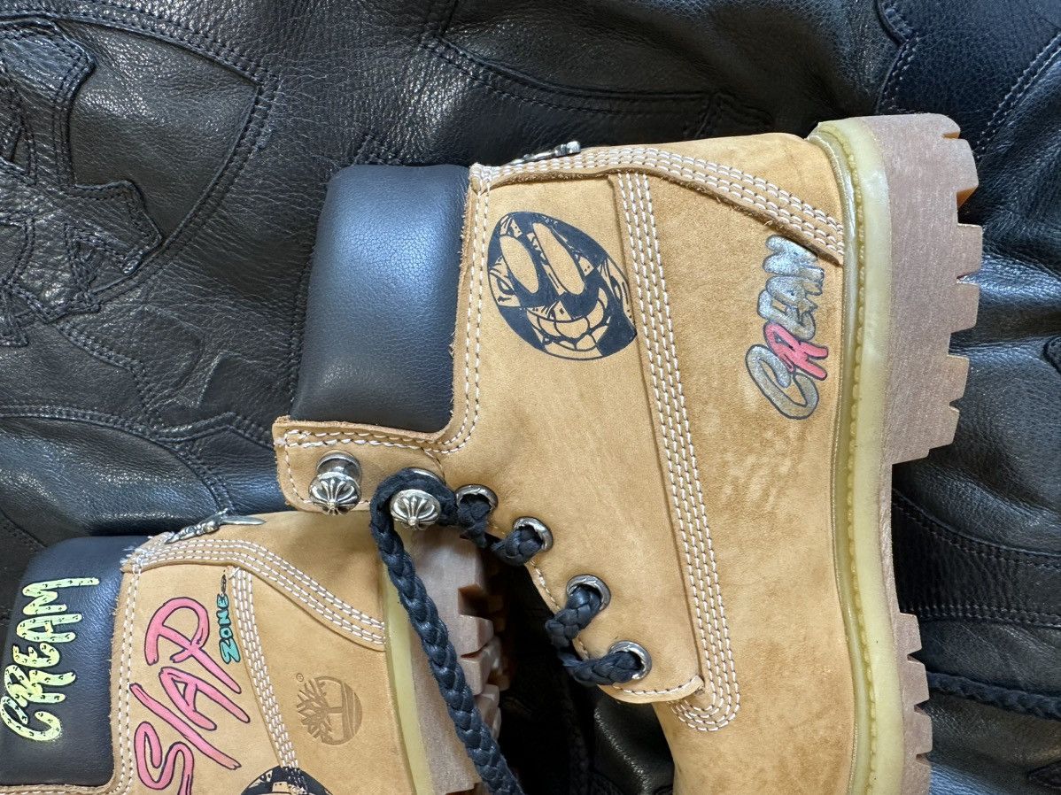 Chrome Hearts x Timberland Boots MATTY BOY Art Shoes