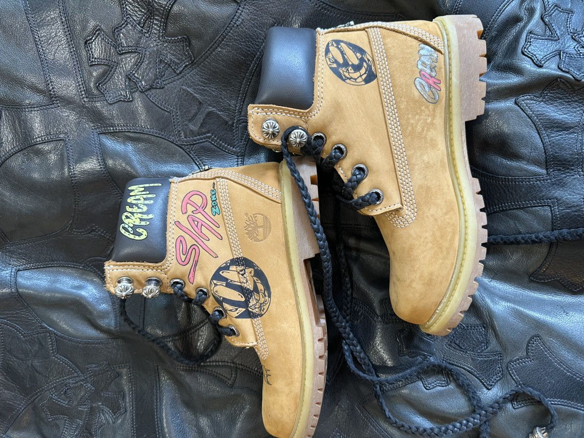 Chrome Hearts x Timberland Boots MATTY BOY Art Shoes