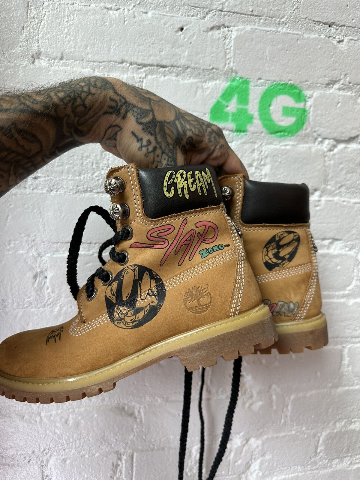 Custom timberland boots, Louis vuitton shoes heels, Timberland boots mens