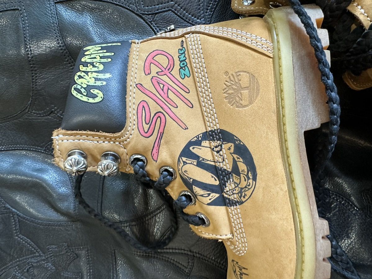 Chrome Hearts x Timberland Boots MATTY BOY Art Shoes