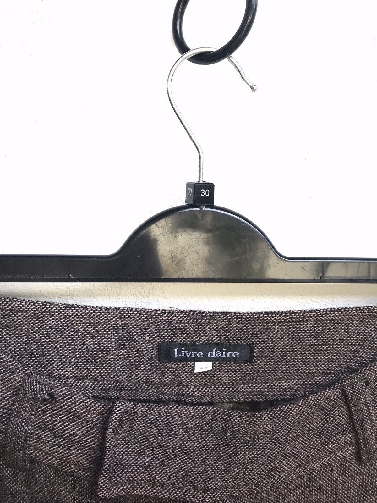 Japanese Brand × Vintage 🔥Livre Claire Cargo Cropped Wool Pants Size 28" / US 6 / IT 42 - 4 Thumbnail