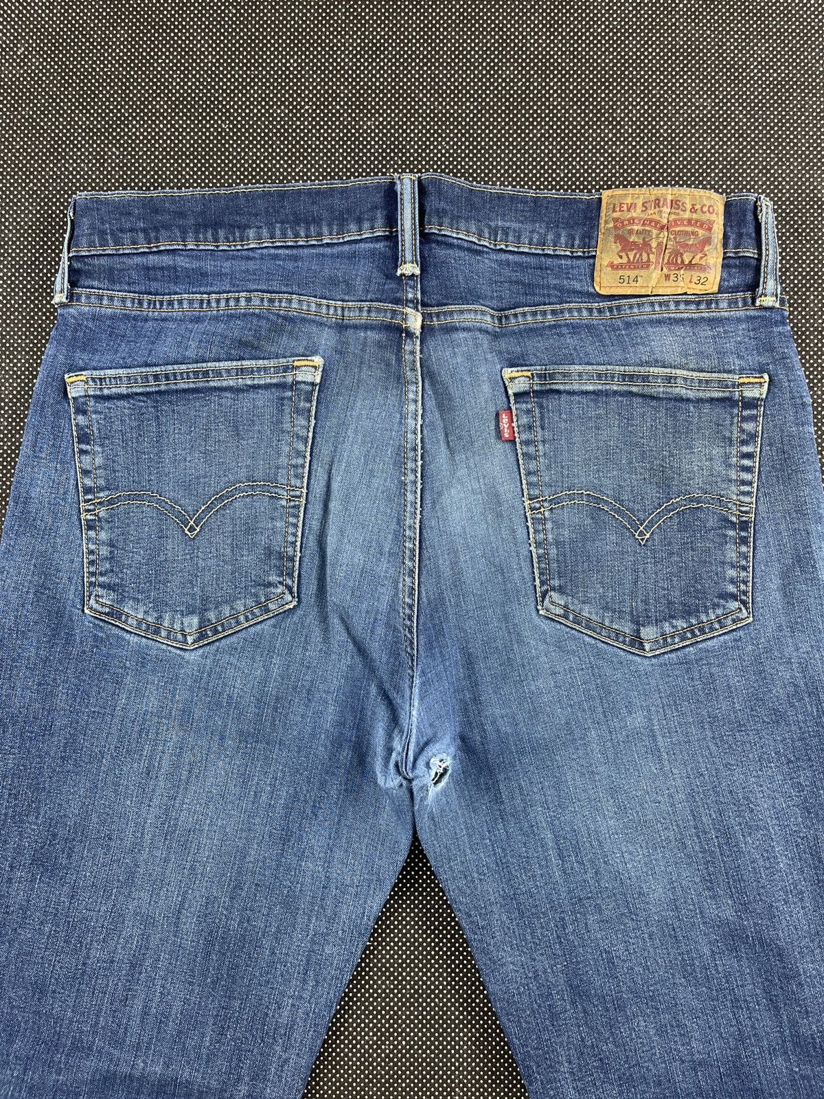 Levi's Vintage Levis 514 Blue Wash Jeans - J013 Size US 36 / EU 52 - 4 Thumbnail