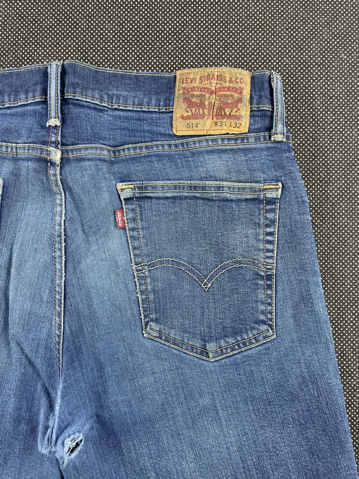 Levi's Vintage Levis 514 Blue Wash Jeans - J013 Size US 36 / EU 52 - 11 Thumbnail
