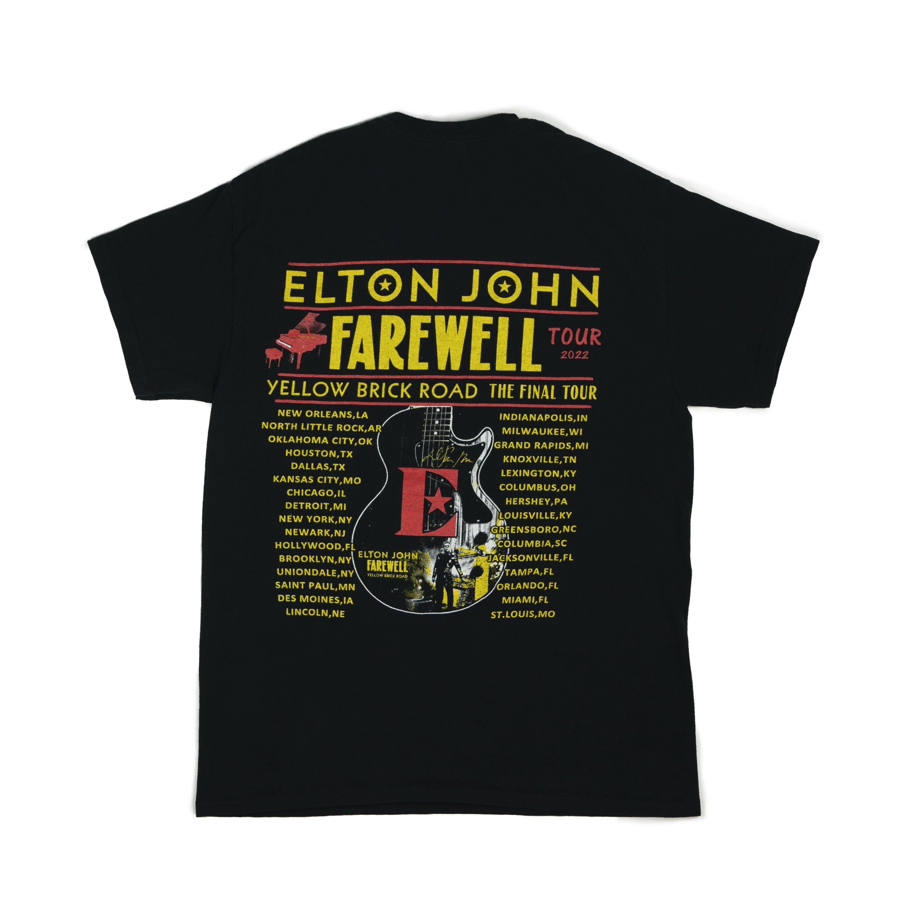 Band Tees Elton John 2022 Farewell Bootleg Tour Tee Shirt Size US M / EU 48-50 / 2 - 2 Thumbnail