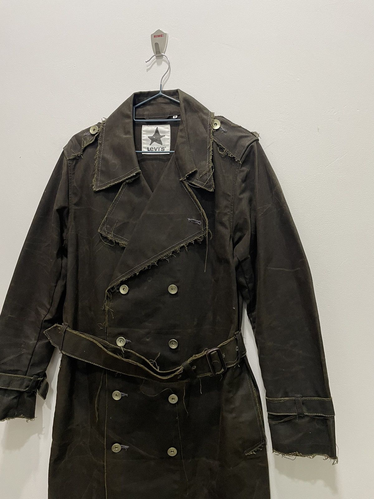 Levi's Rare Vintage Levis Long Jacket Military Design Size US M / EU 48-50 / 2 - 4 Thumbnail