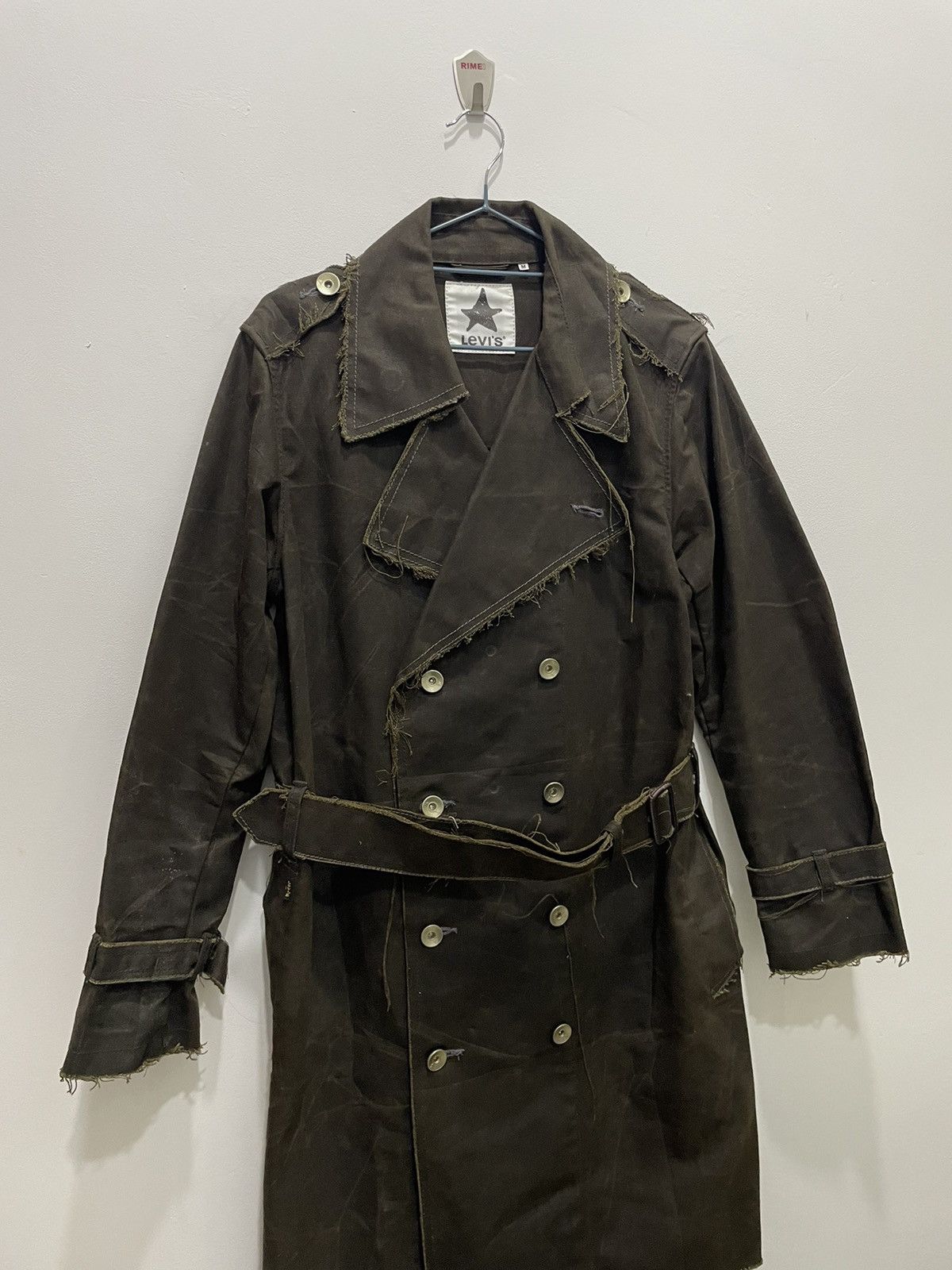 Levi's Rare Vintage Levis Long Jacket Military Design Size US M / EU 48-50 / 2 - 3 Thumbnail