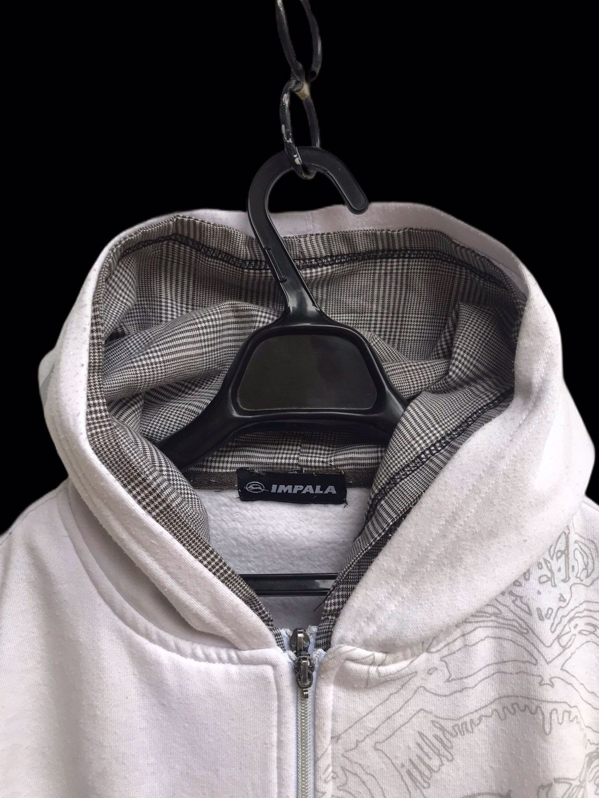 Japanese Brand 🔥Impala Rare Double Zipper Sweatshirt With Hoodies Size US M / EU 48-50 / 2 - 5 Thumbnail