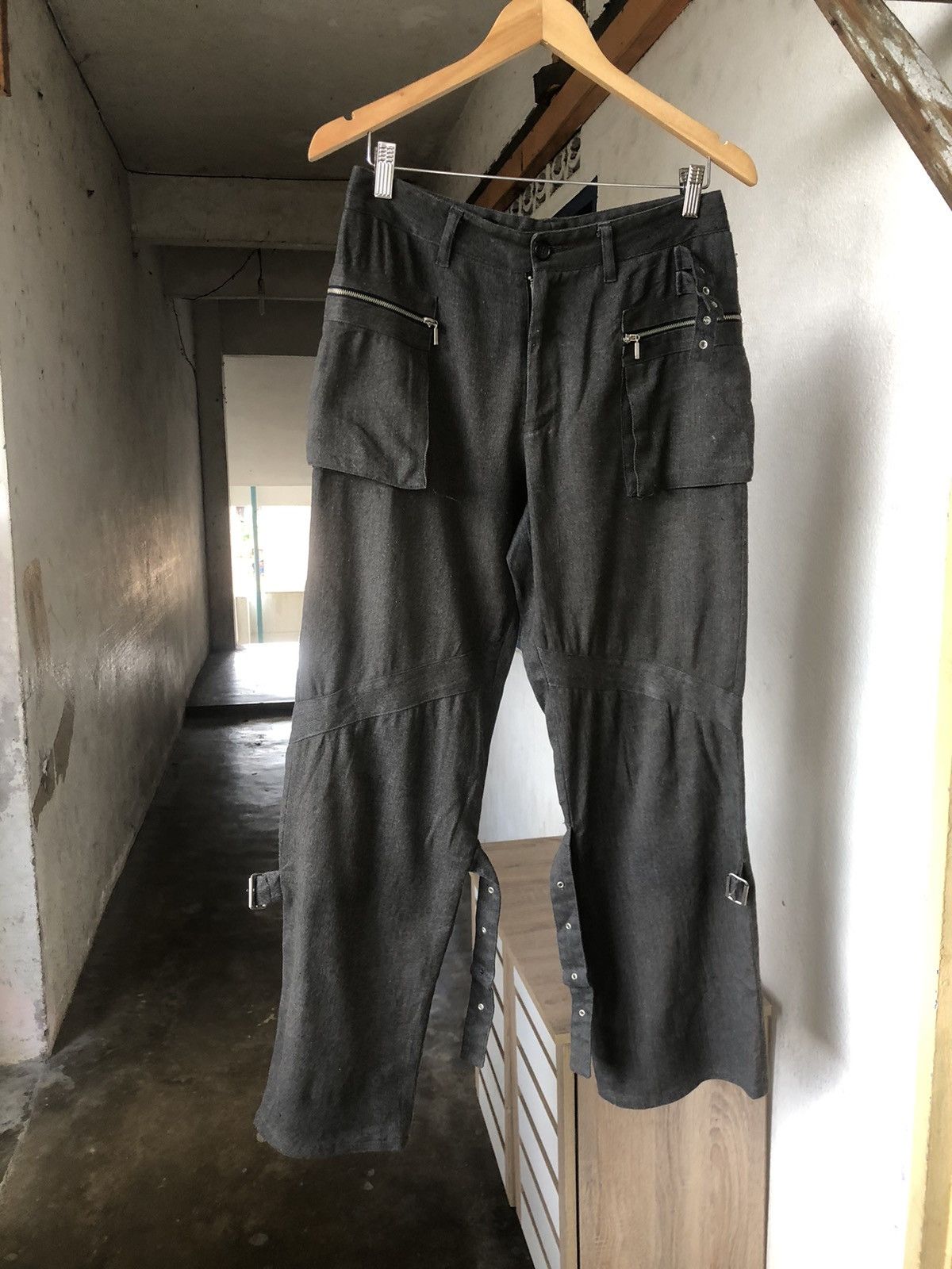 Seditionaries Vintage Baiter Bondage Punk Bush Pants Size US 30 / EU 46 - 3 Thumbnail