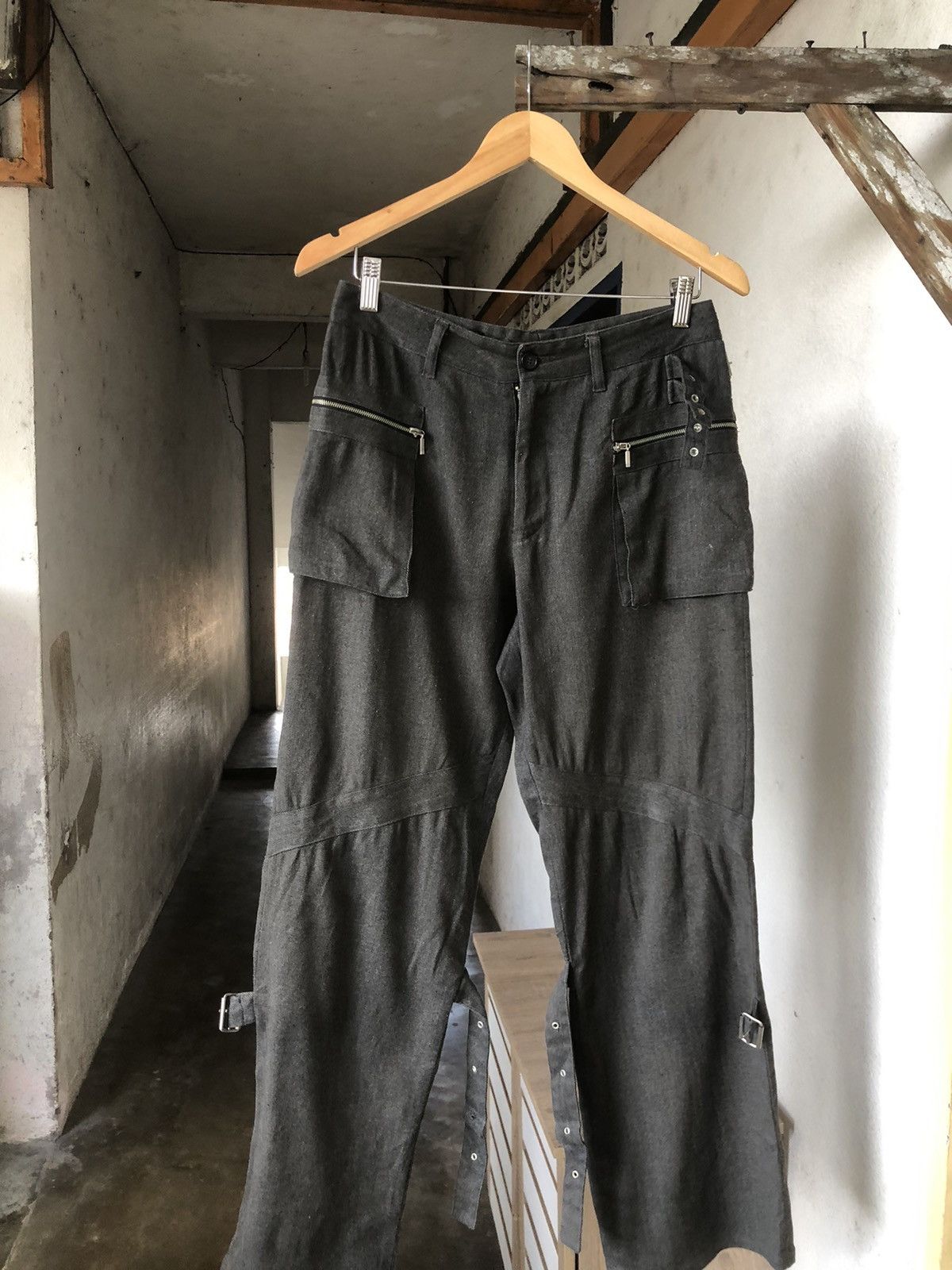 Seditionaries Vintage Baiter Bondage Punk Bush Pants Size US 30 / EU 46 - 2 Thumbnail