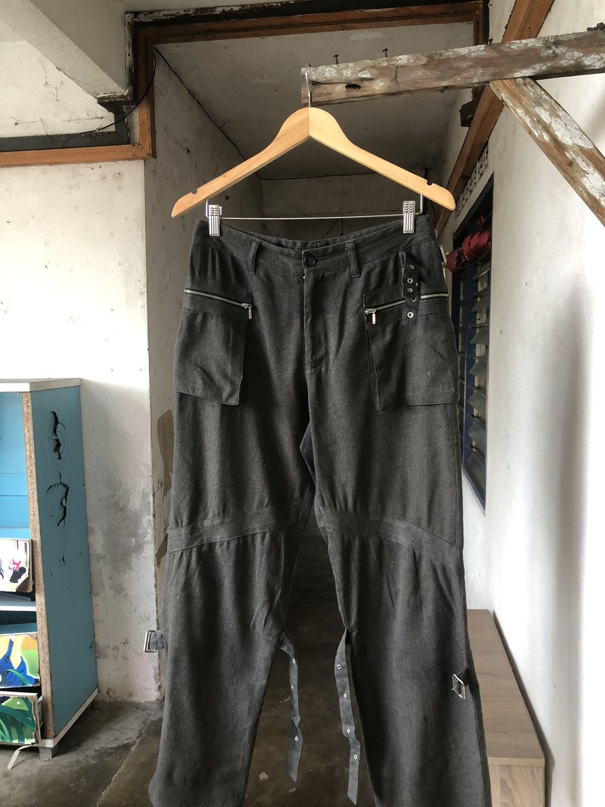 Seditionaries Vintage Baiter Bondage Punk Bush Pants Size US 30 / EU 46 - 4 Thumbnail