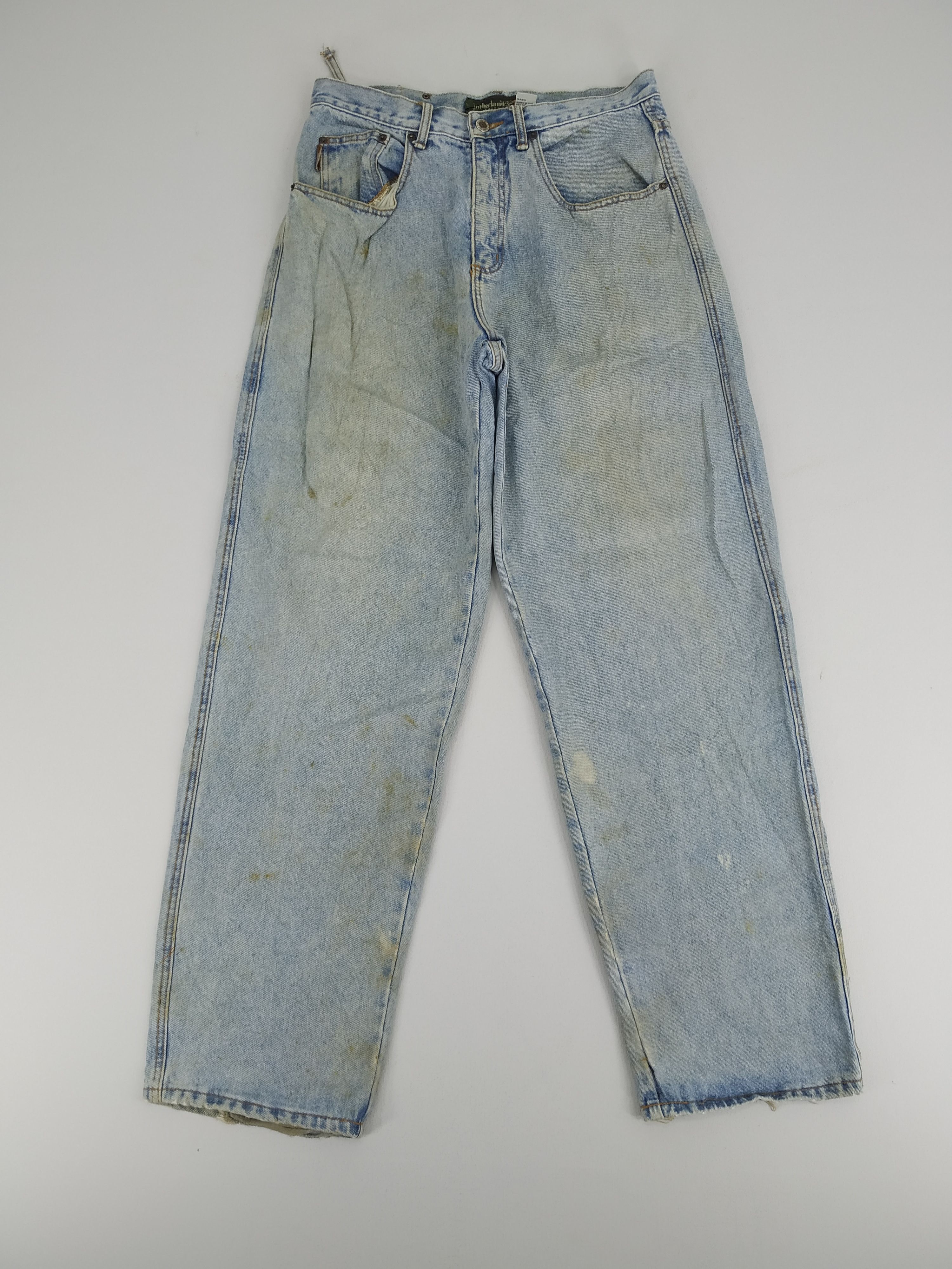 Denime Size 32 Timberland USA Dirty Denim Jeans Timberland Jeans Size US 32 / EU 48 - 1 Thumbnail
