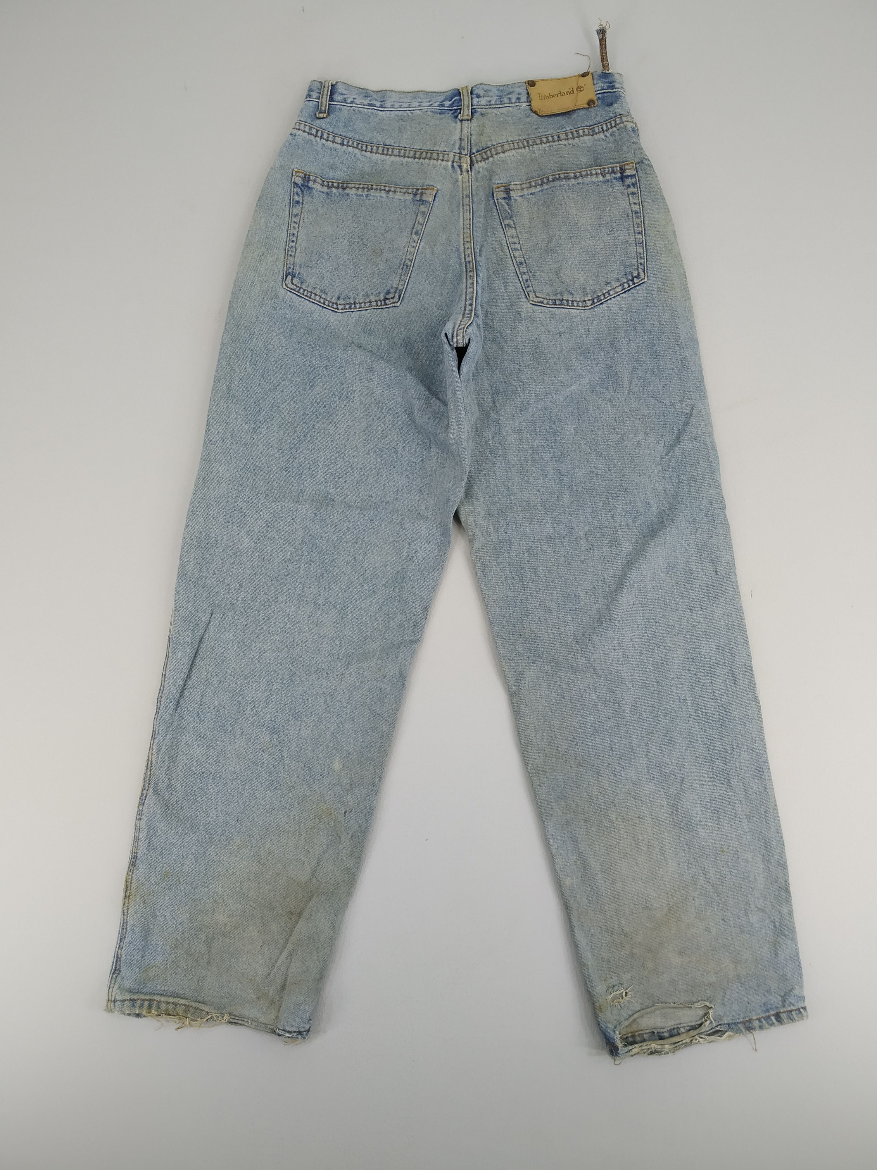 Denime Size 32 Timberland USA Dirty Denim Jeans Timberland Jeans Size US 32 / EU 48 - 2 Thumbnail