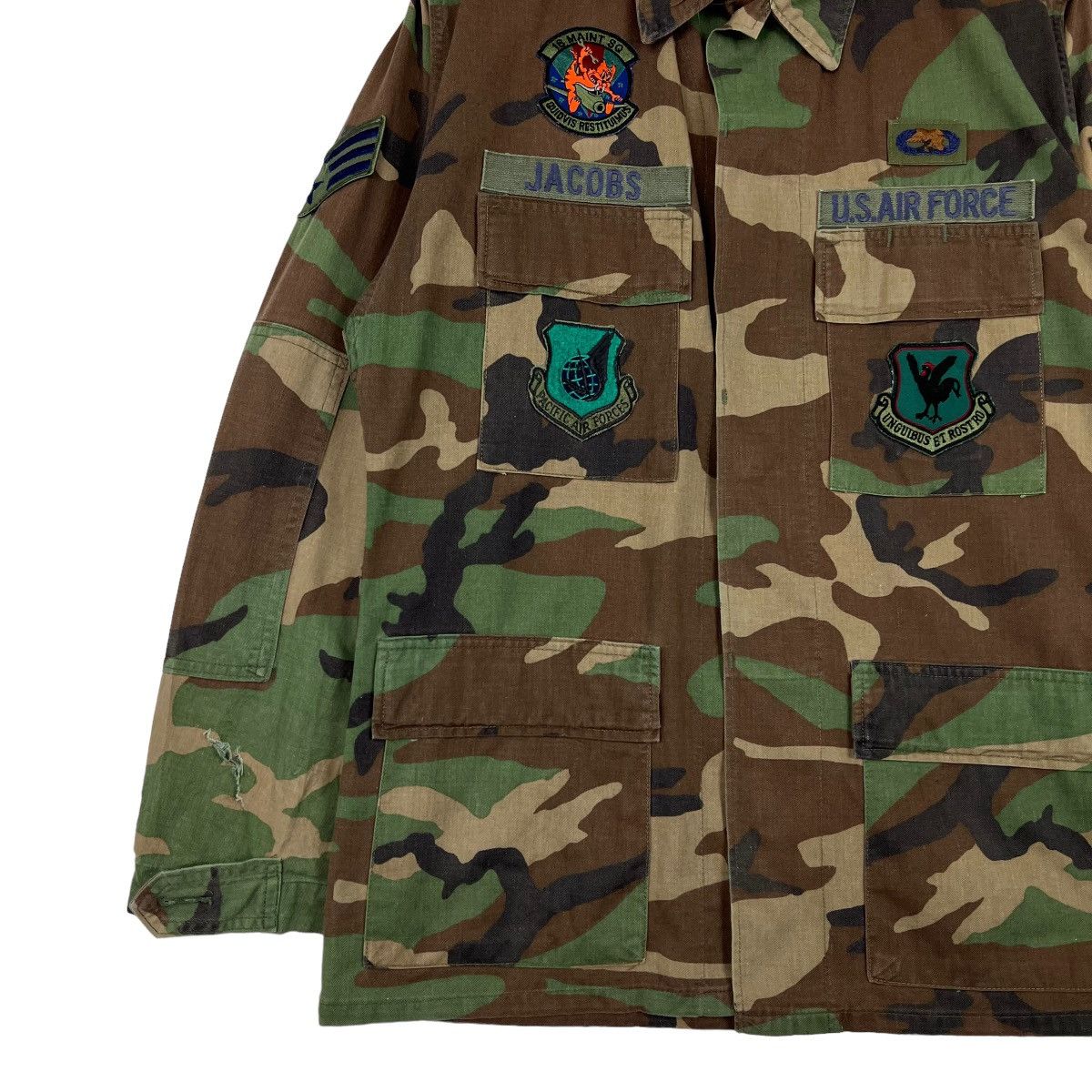 Vintage 🔥 VINTAGE US ARMY CAMO PATCHES JACKET Size US M / EU 48-50 / 2 - 2 Thumbnail