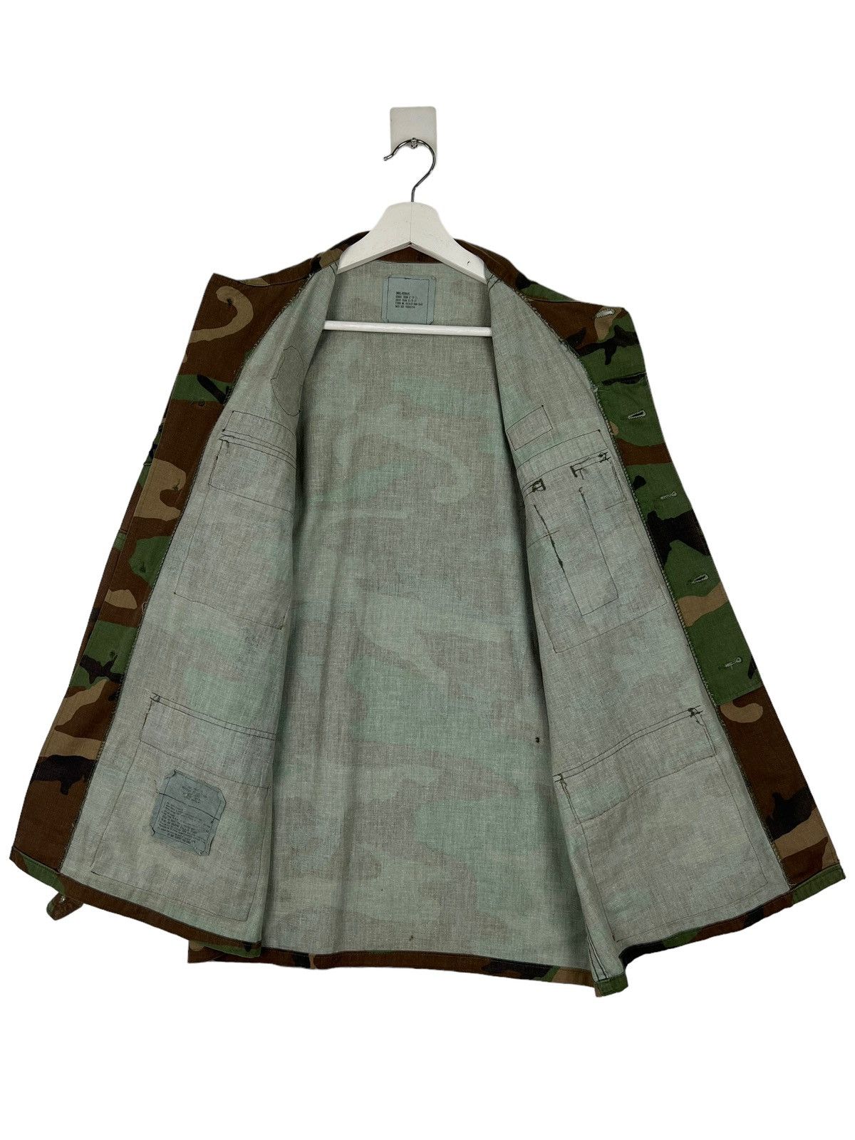 Vintage 🔥 VINTAGE US ARMY CAMO PATCHES JACKET Size US M / EU 48-50 / 2 - 5 Thumbnail