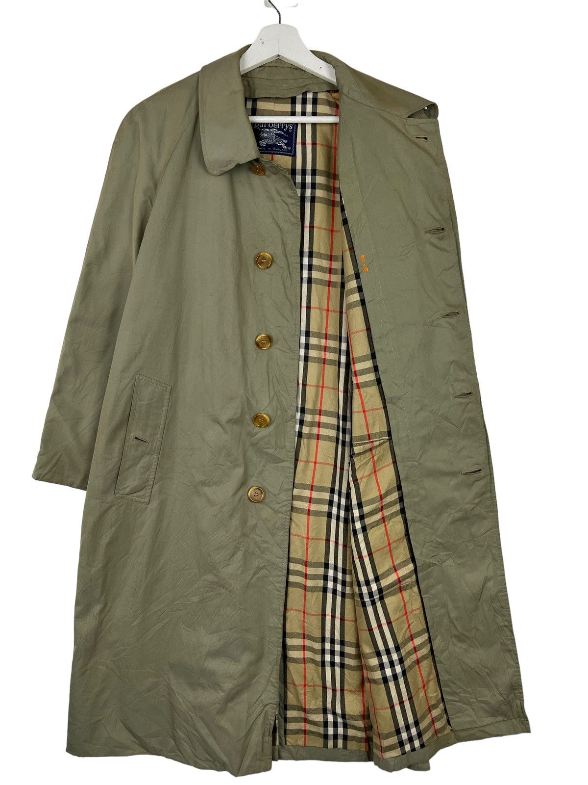 Burberry 🔥 BURBERRY TRENCH COAT NOVA CHECK Size US M / EU 48-50 / 2 - 1 Thumbnail