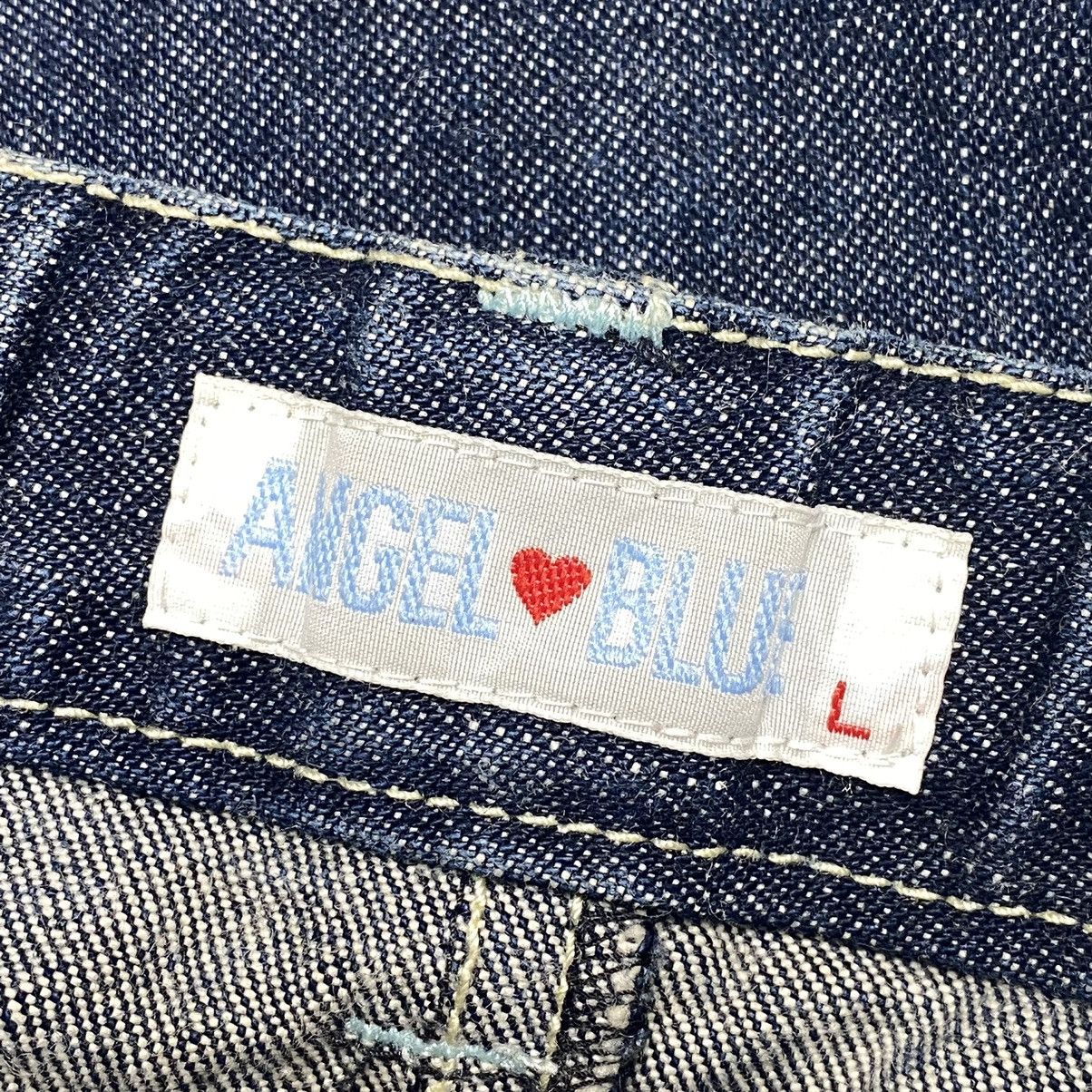 Angel Blue 1990s Angel Blue - Tapped Knitted Denim Pants Size US 28 / EU 44 - 16 Thumbnail