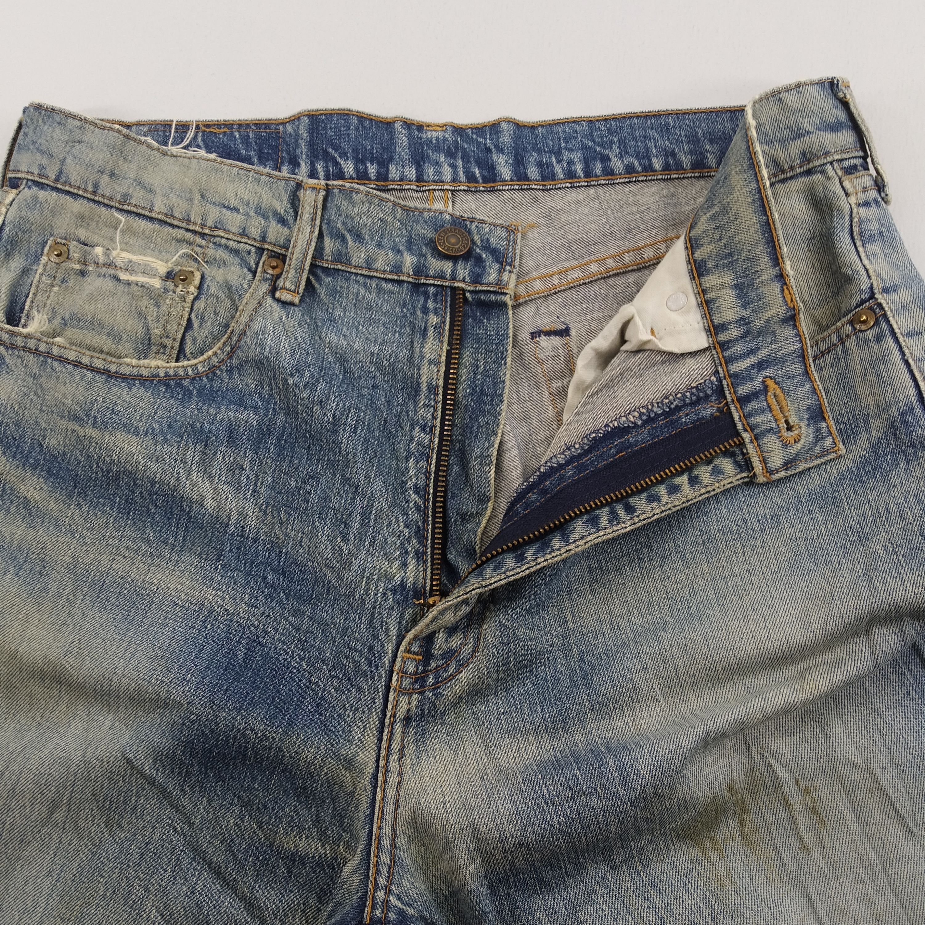 Levi's Size 34 Levi's 512 Distressed Ripped Denim Jeans Size US 34 / EU 50 - 13 Thumbnail