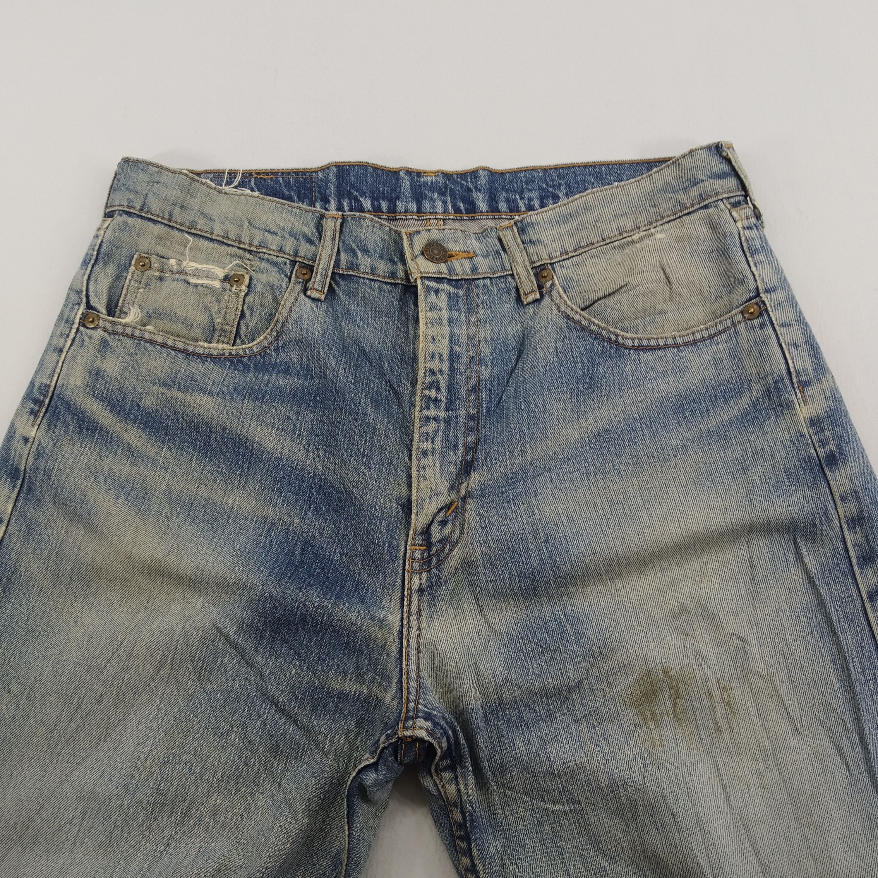 Levi's Size 34 Levi's 512 Distressed Ripped Denim Jeans Size US 34 / EU 50 - 12 Thumbnail