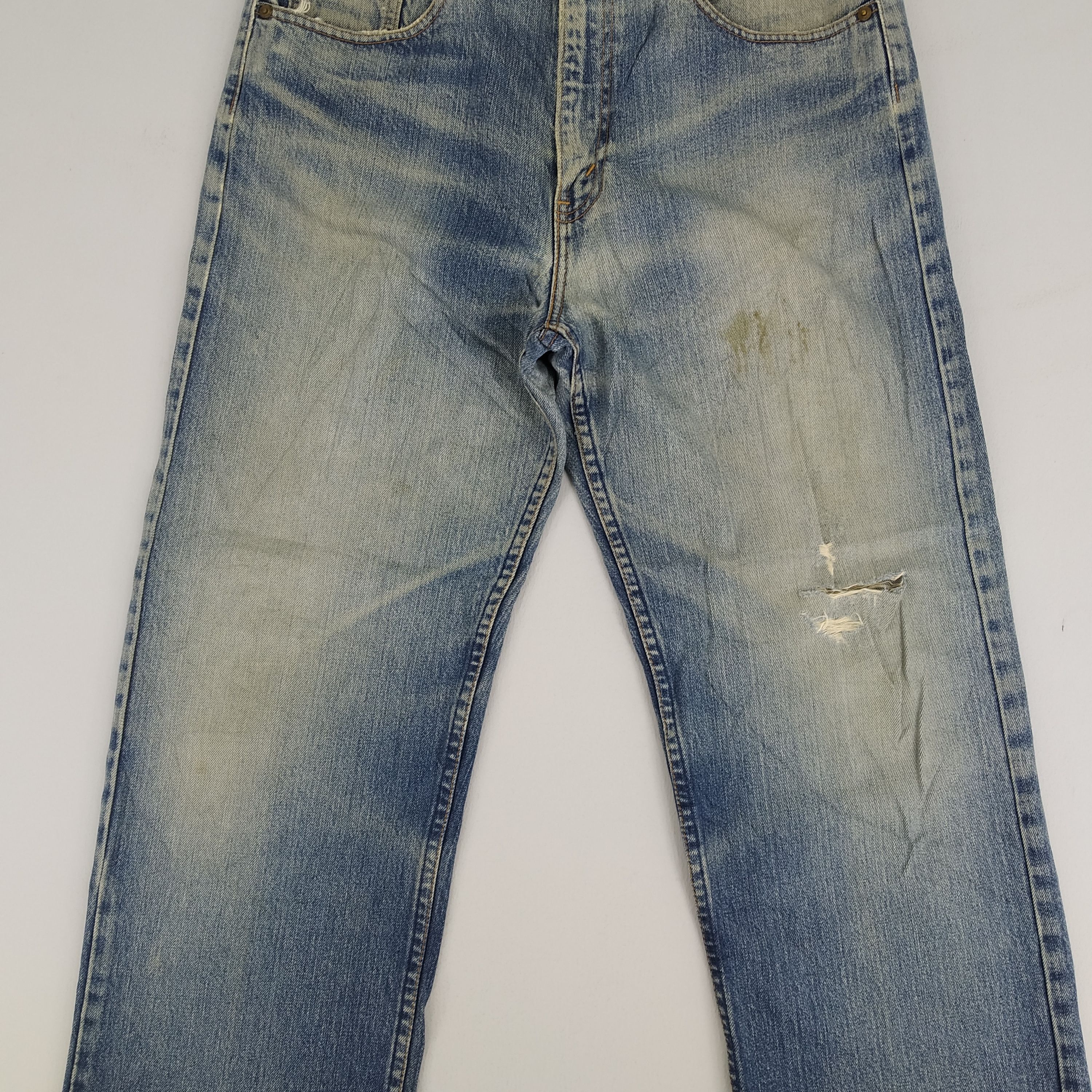 Levi's Size 34 Levi's 512 Distressed Ripped Denim Jeans Size US 34 / EU 50 - 2 Thumbnail